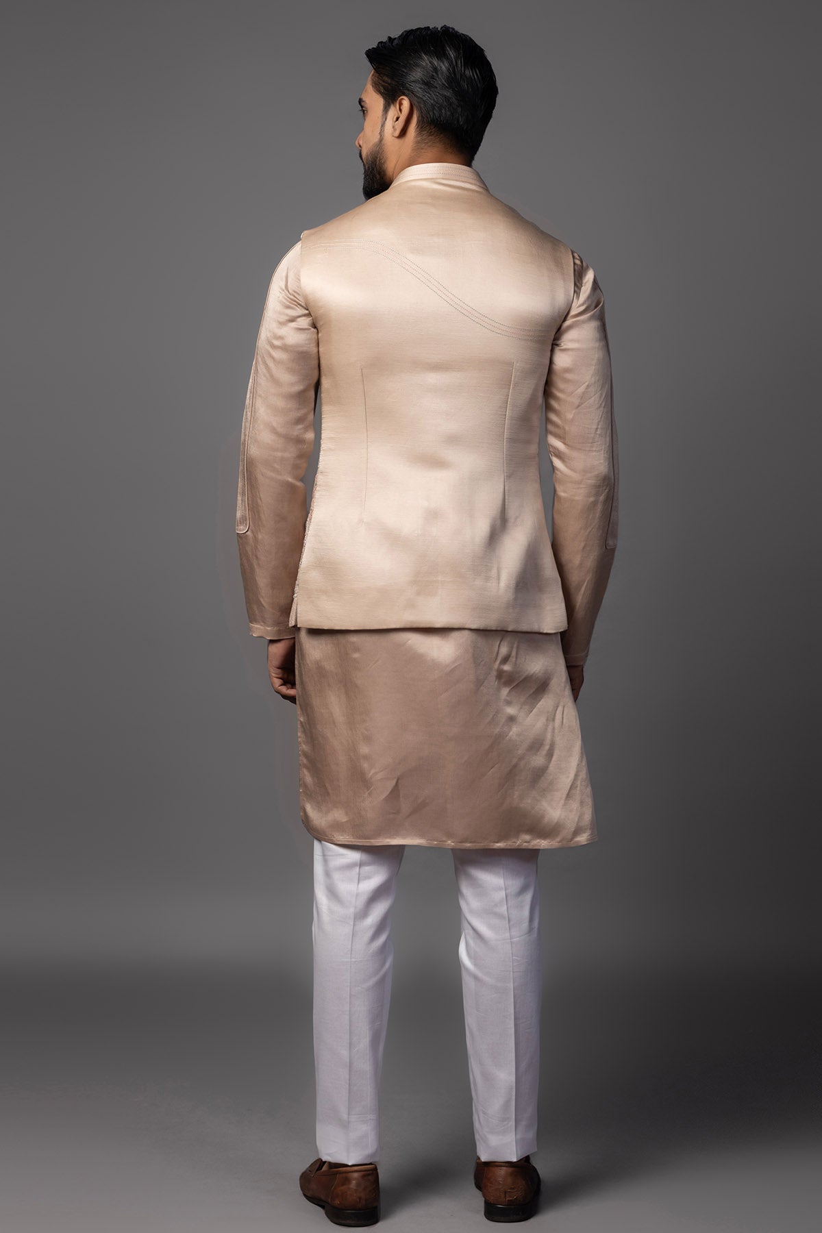 Pink Embroidery Work Kurta Set