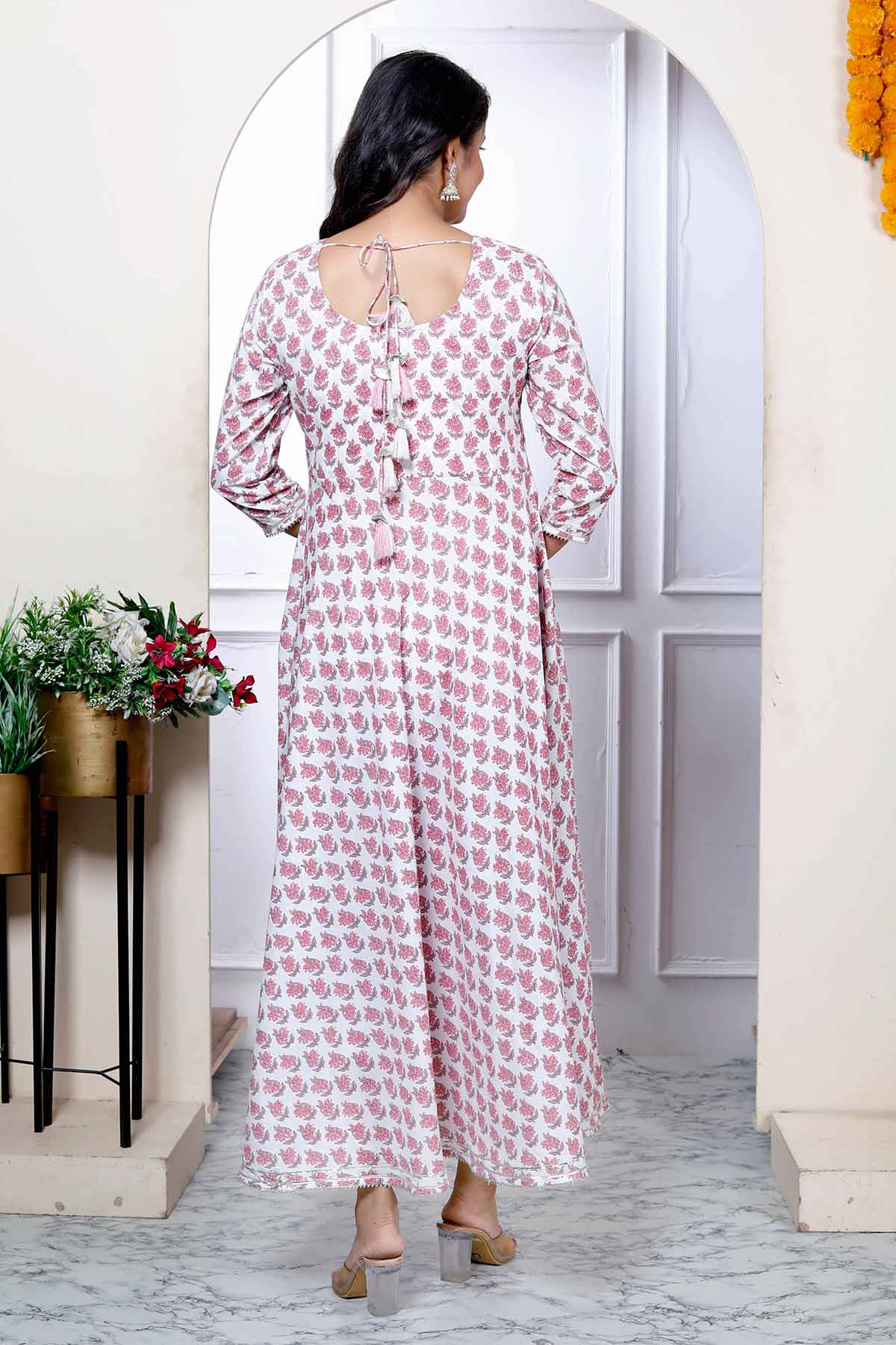 Pink Gota Patti Kurta & Dupatta