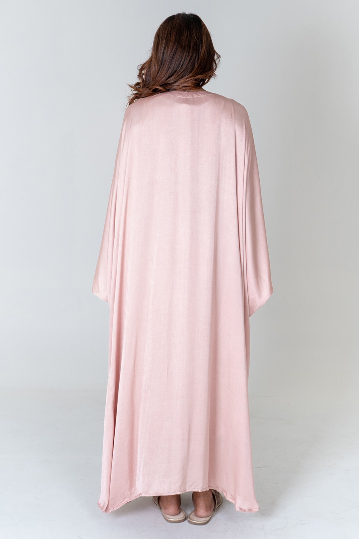 Pink & Green Braided Kaftan