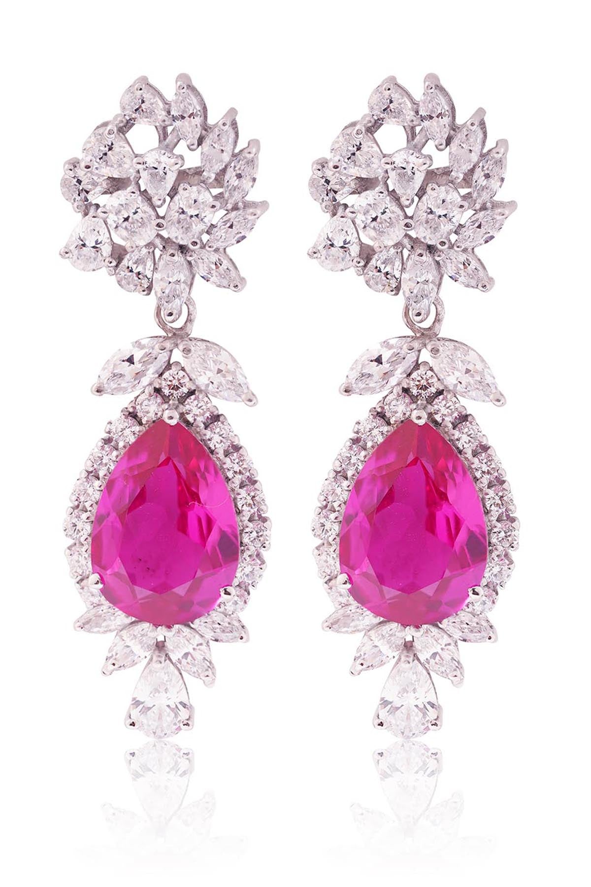 Pink Imperial Dangler Earrings