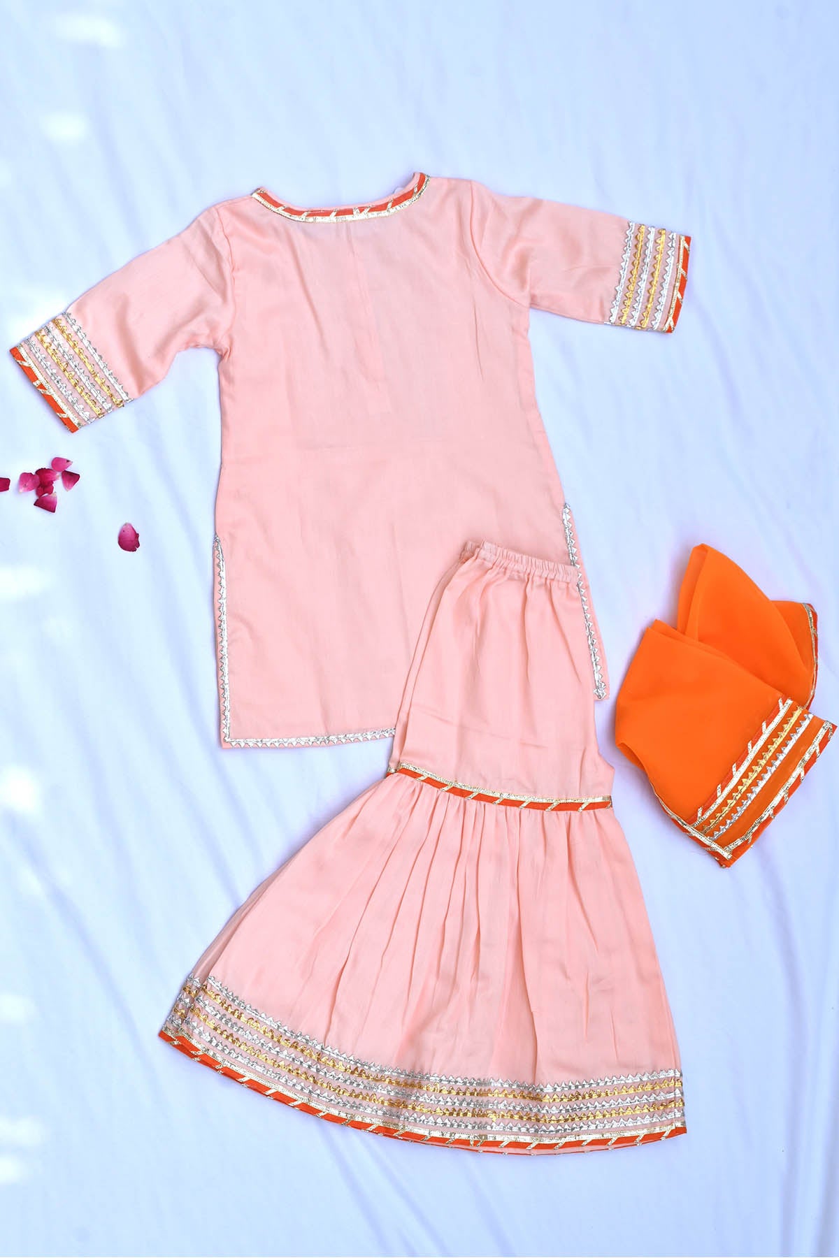 Pink Magzi Embellished Kurta Set