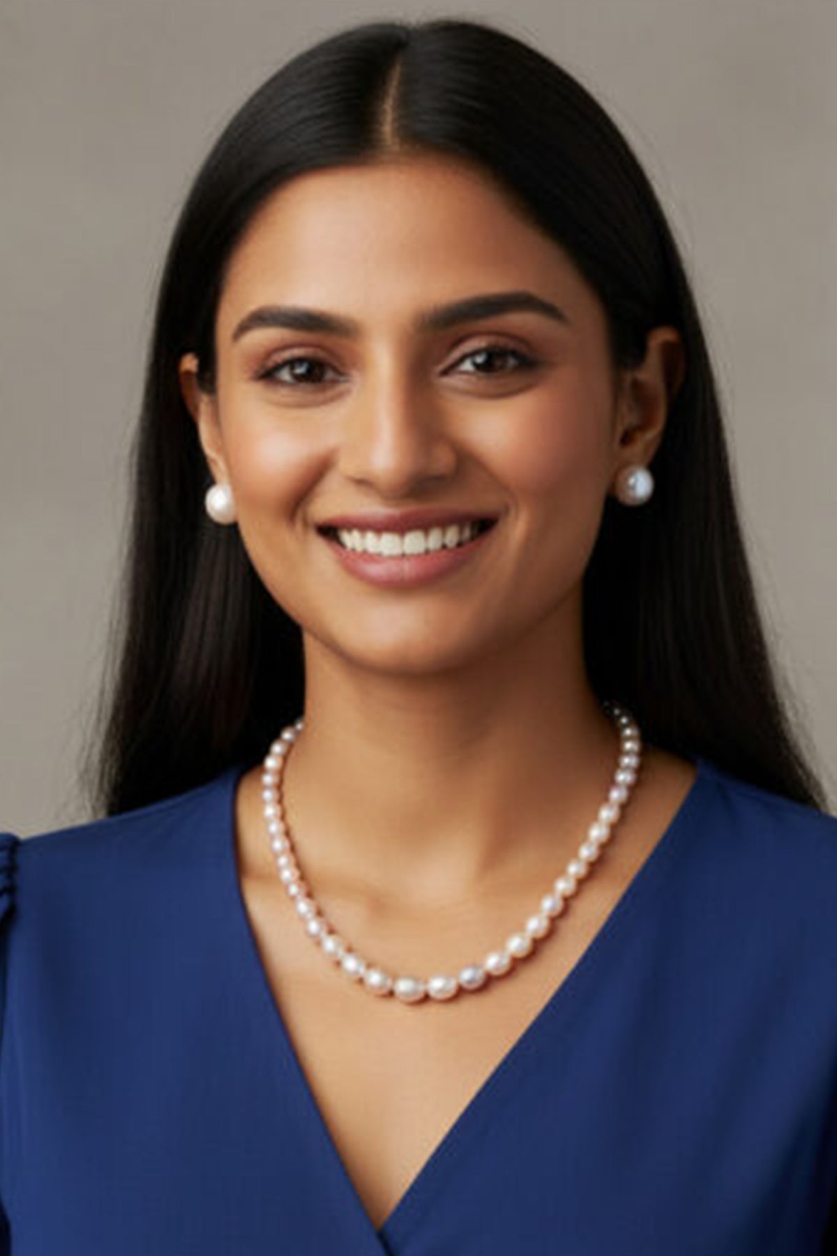 Buy Pink Oval Pearl Jewellery Set for women by J Pearls online available at scrollnshops
