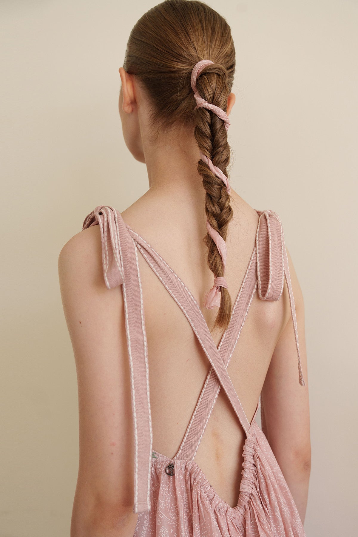 Pink Paisley Printed Maxi Dress