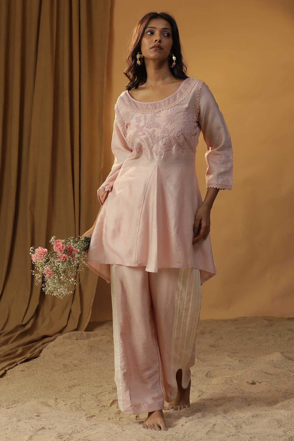 Pink Pearl Work Top & Pants