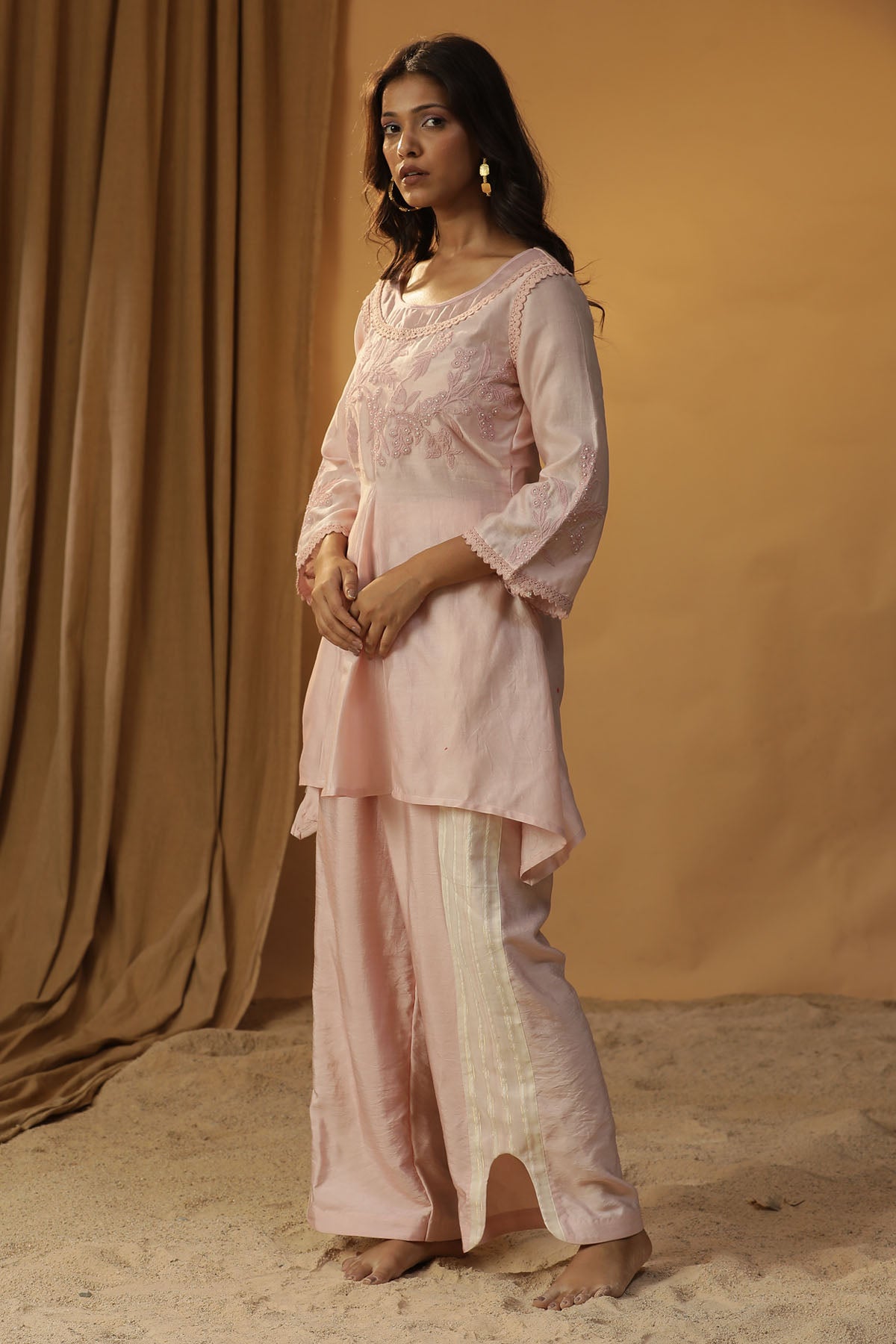 Pink Pearl Work Top & Pants