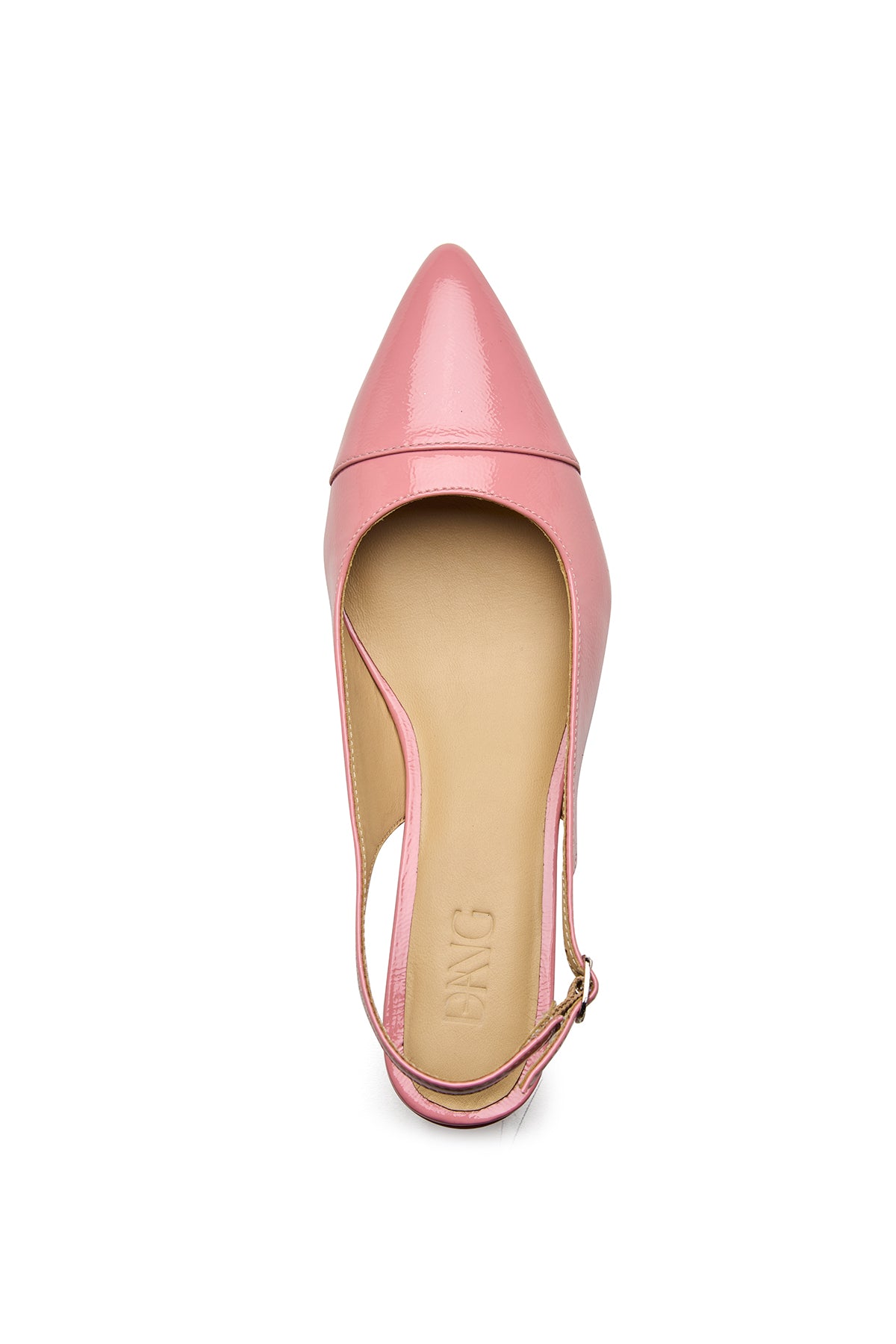 Pink Shine Patent Leather Wedges