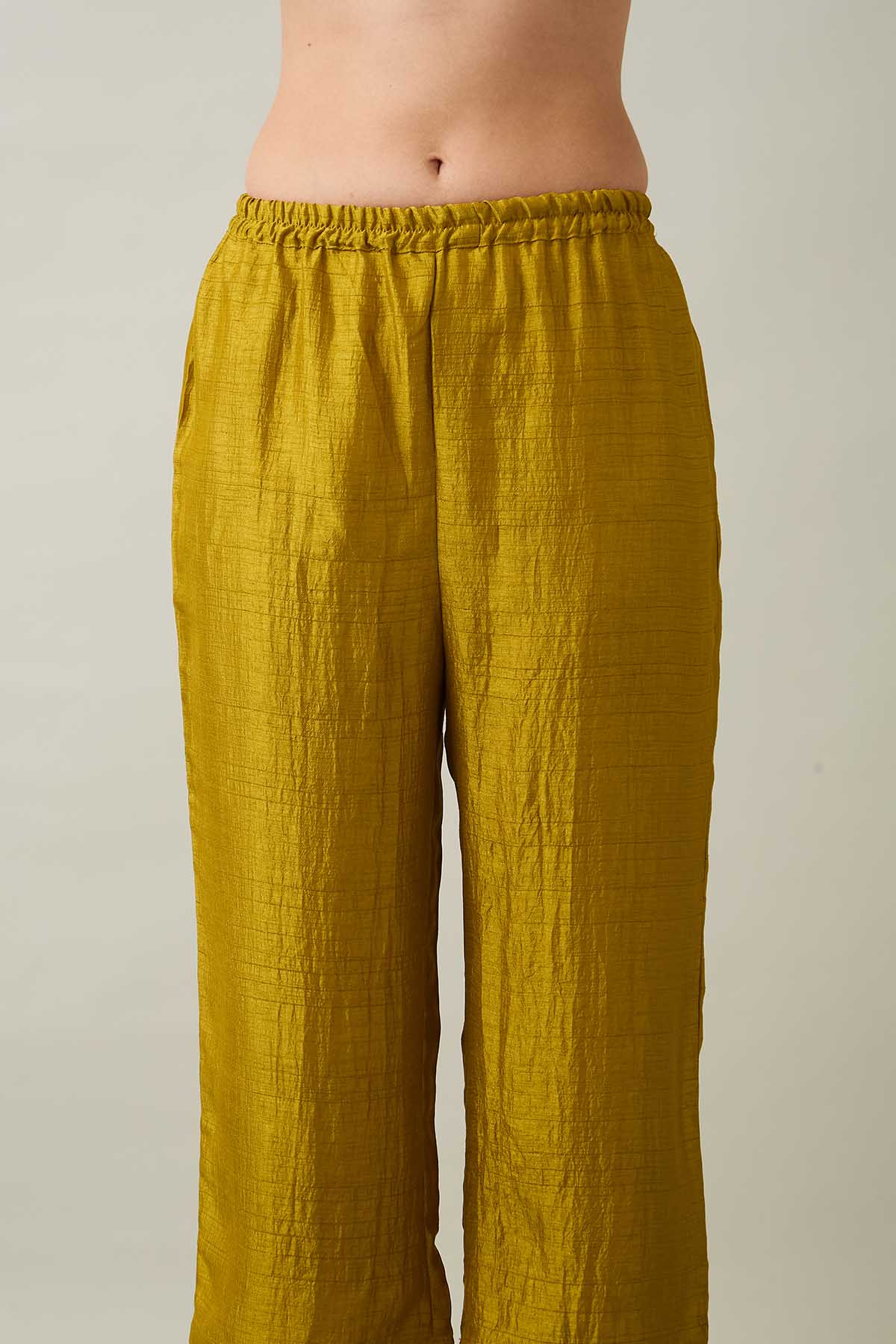 Pink Silk Short Kurta & Pants