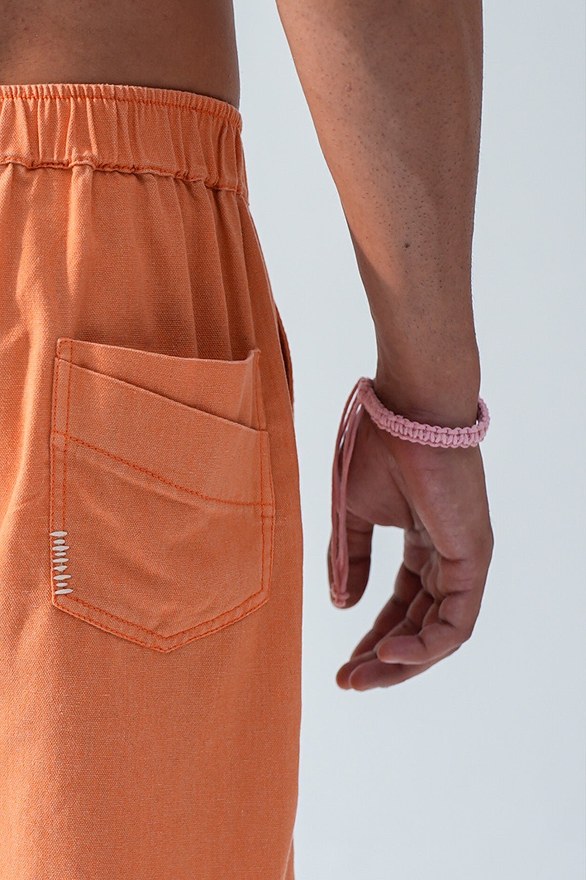 Pink Thread Knotted Bracelet