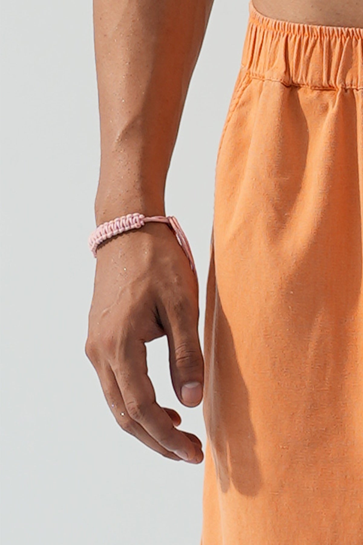 Buy Pink Thread Knotted Bracelet by Beachbum for men online at ScrollnShops