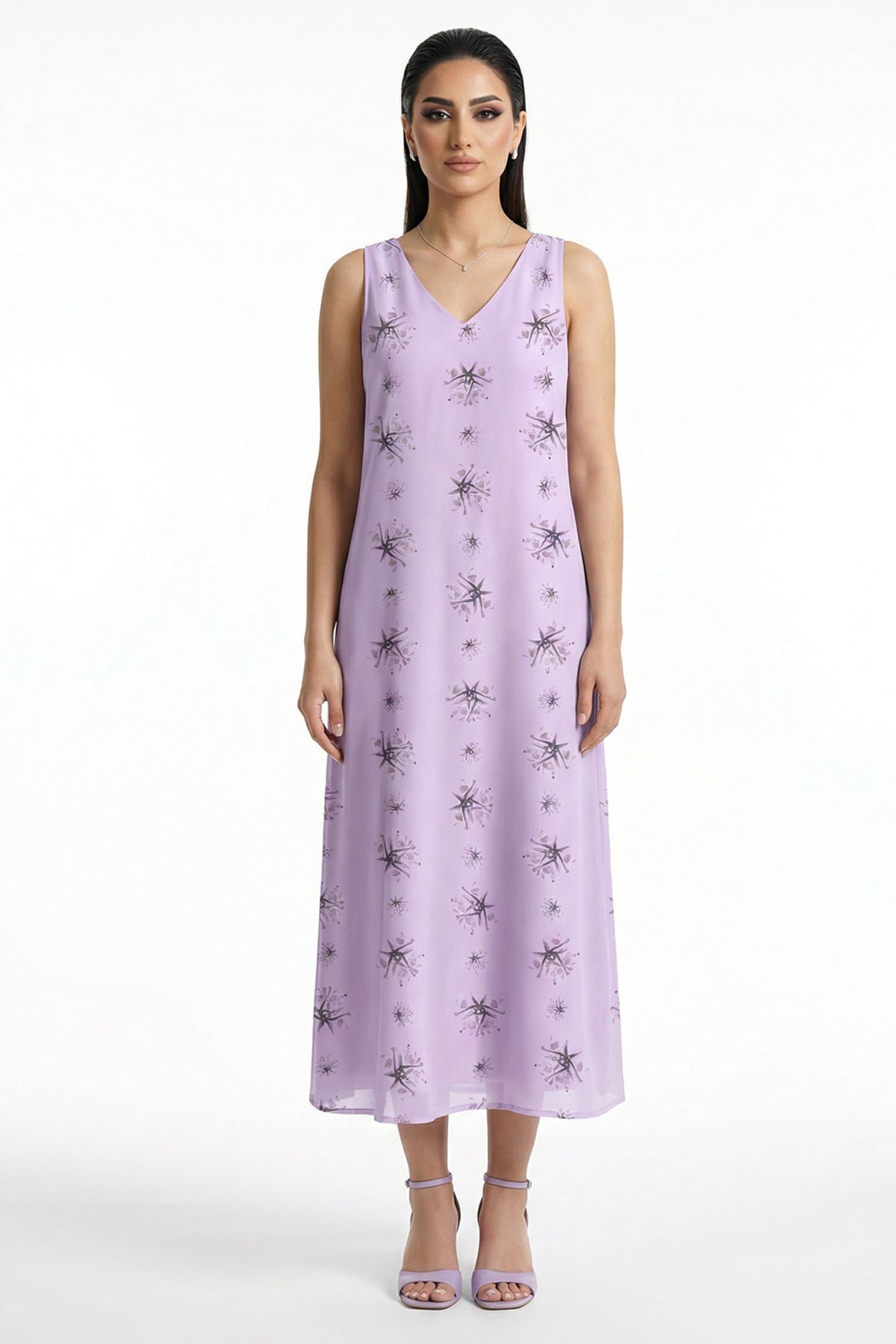 Buy Pink Viscose Fluid Midi Dress for women by Tezhhomayaa online available at scrollnshops
