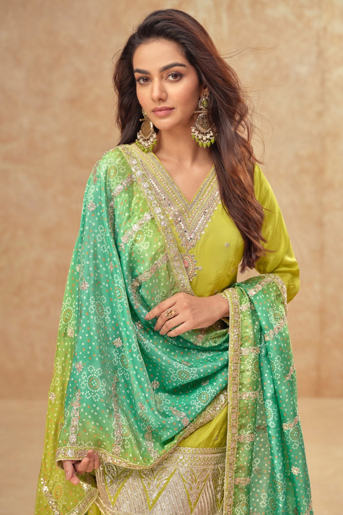 Pista Green Cosmos Kurta Set