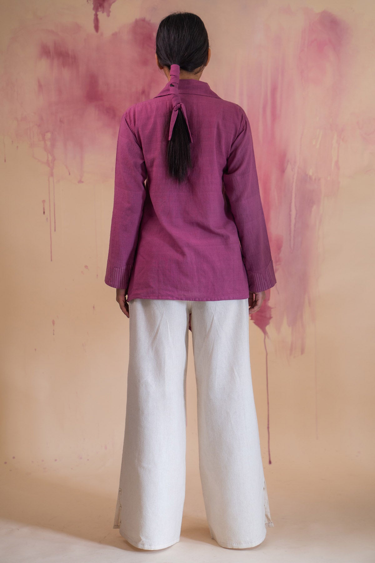 Plum Cottom Tie-Up Overlay