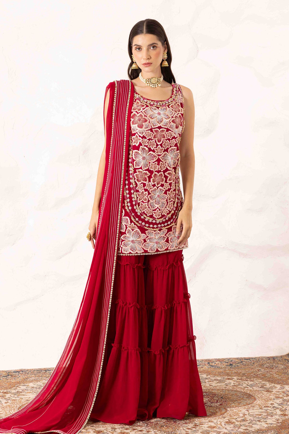 Plum Dori Embroidered Kurta Set