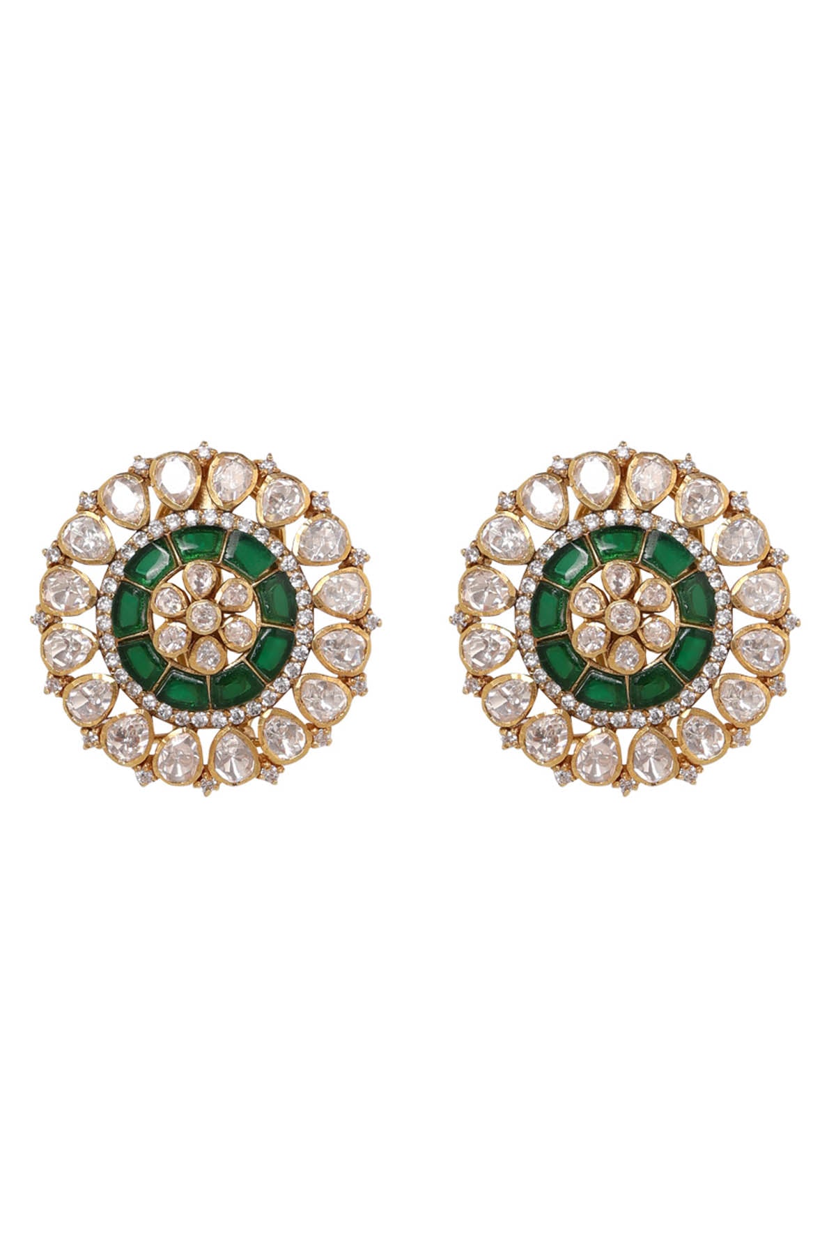 Polki 925 Silver Necklace Set