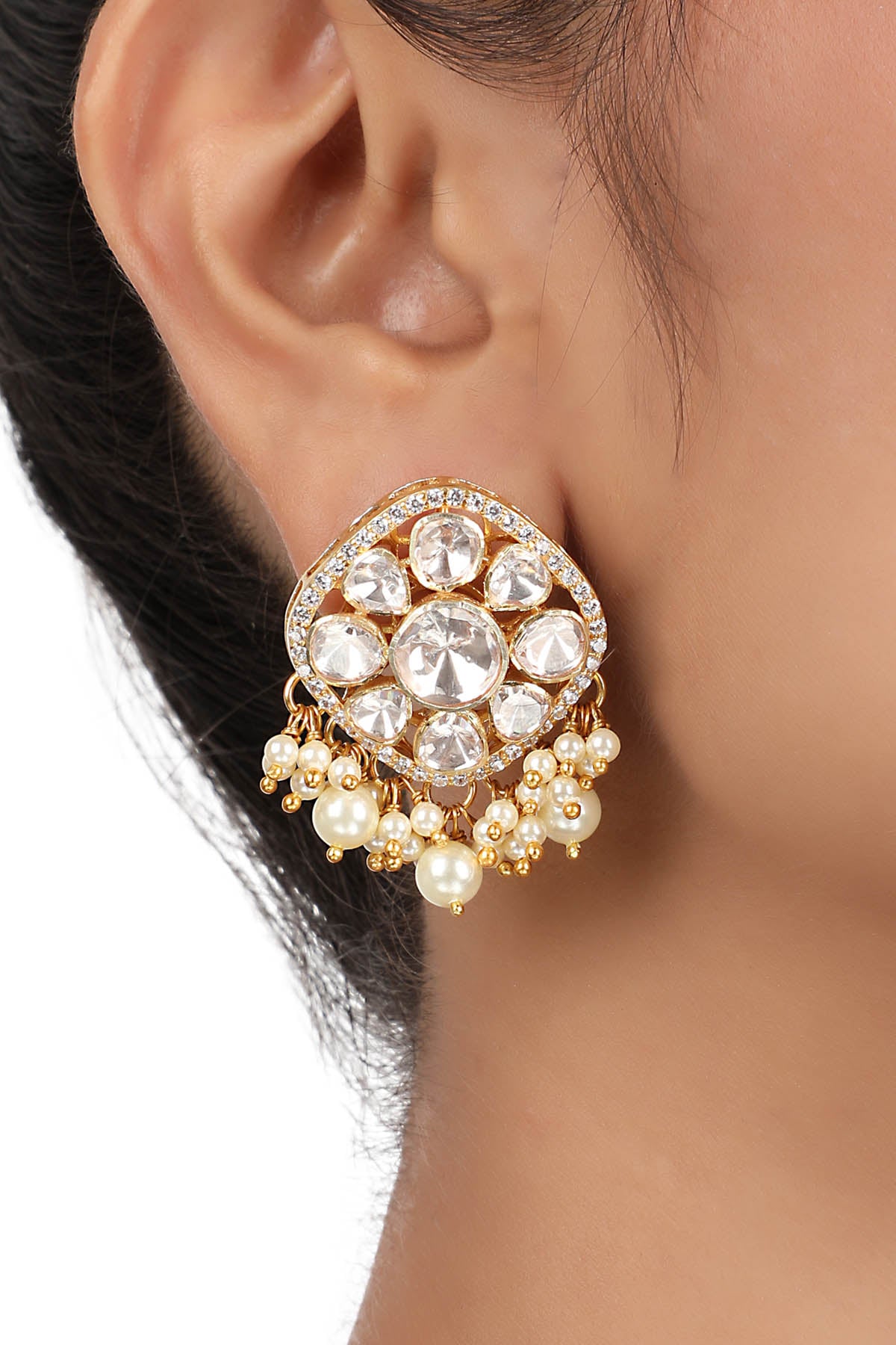 Polki Kite Necklace Set