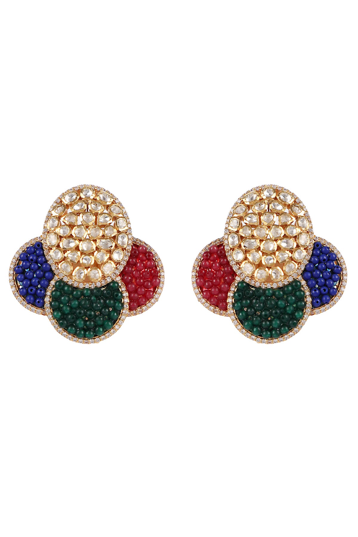 Polki Multicolor Earrings