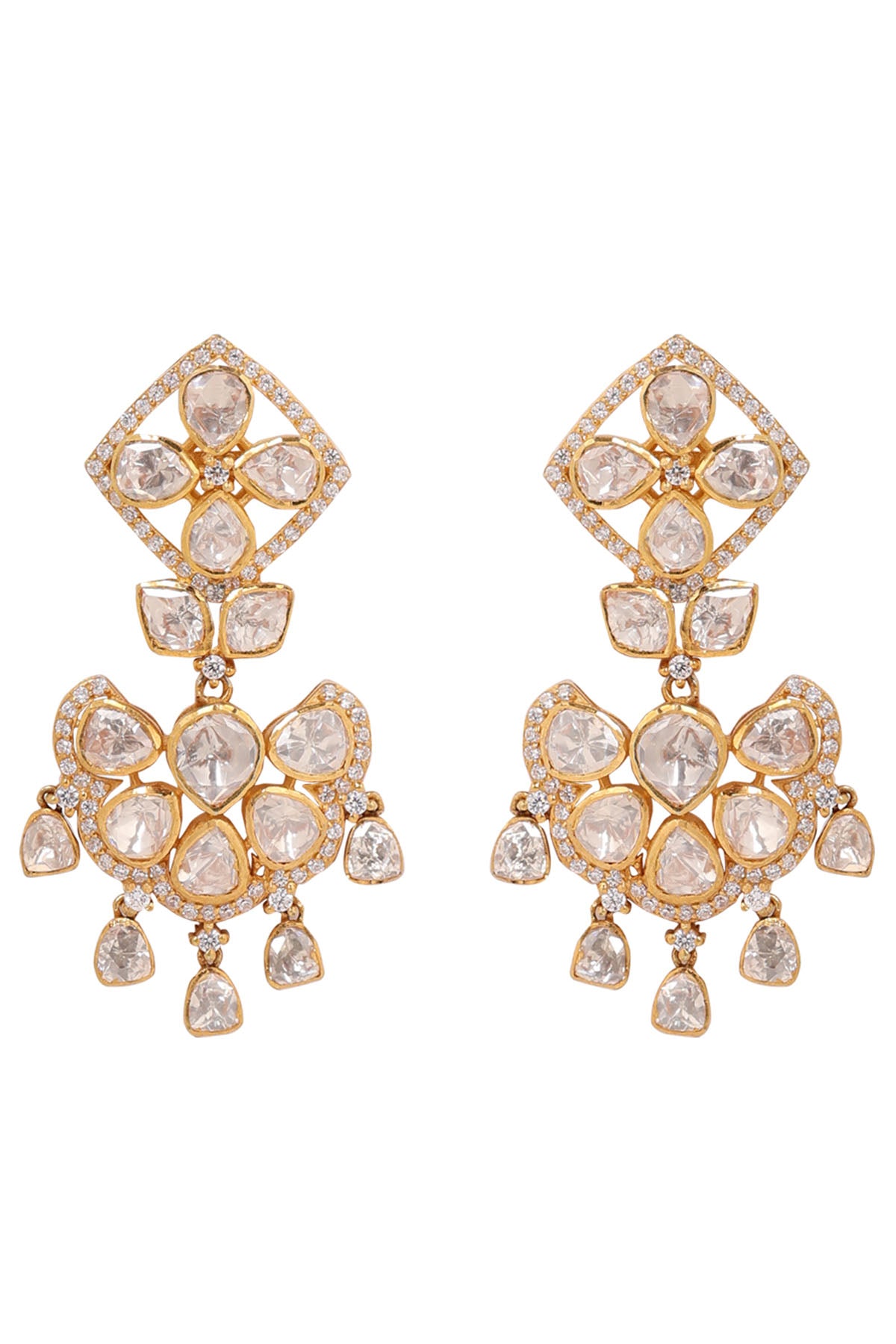 Polki Necklace & Earrings Set