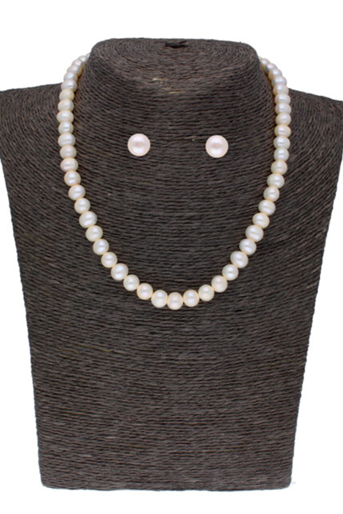 Potato Shape Pearl Necklace Set