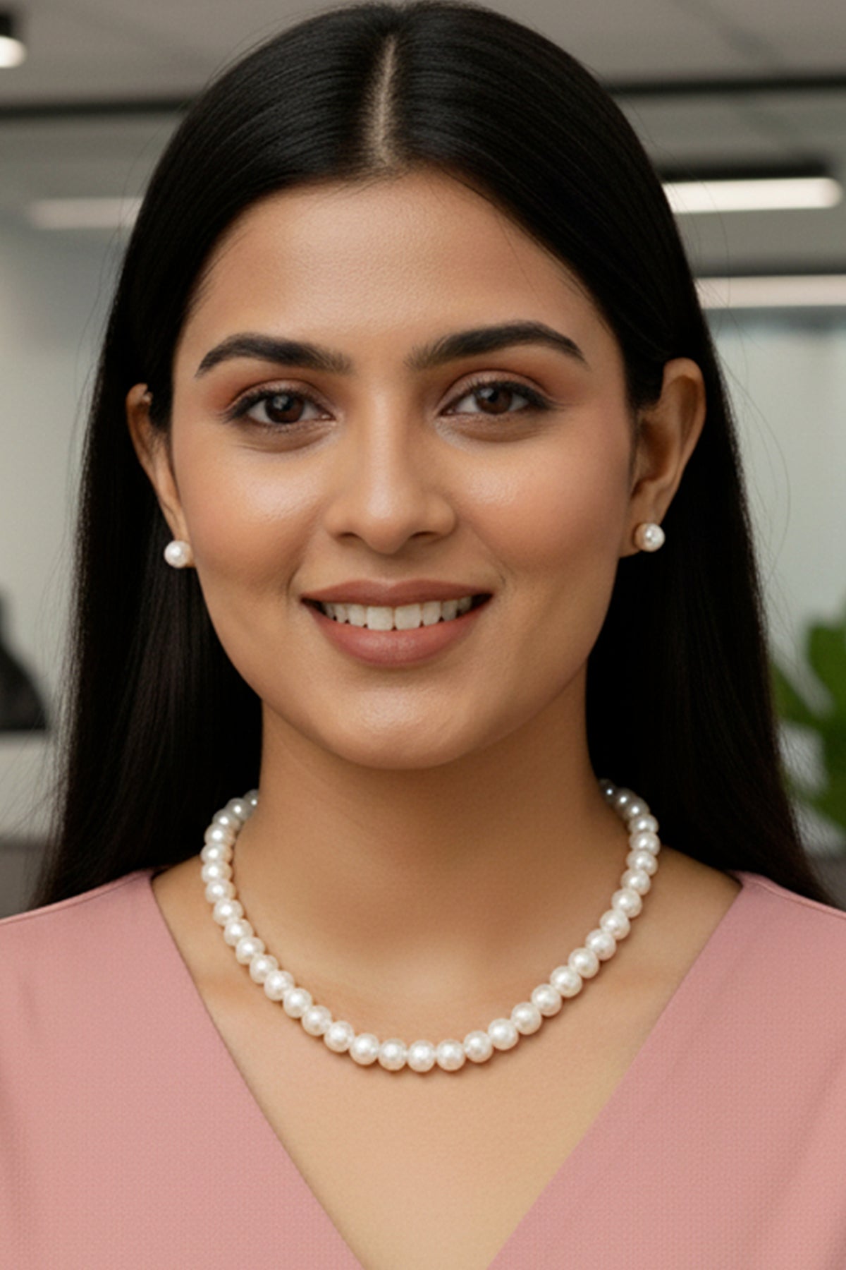 Buy Potato Shape Pearl Necklace Set for women by J Pearls online available at scrollnshops