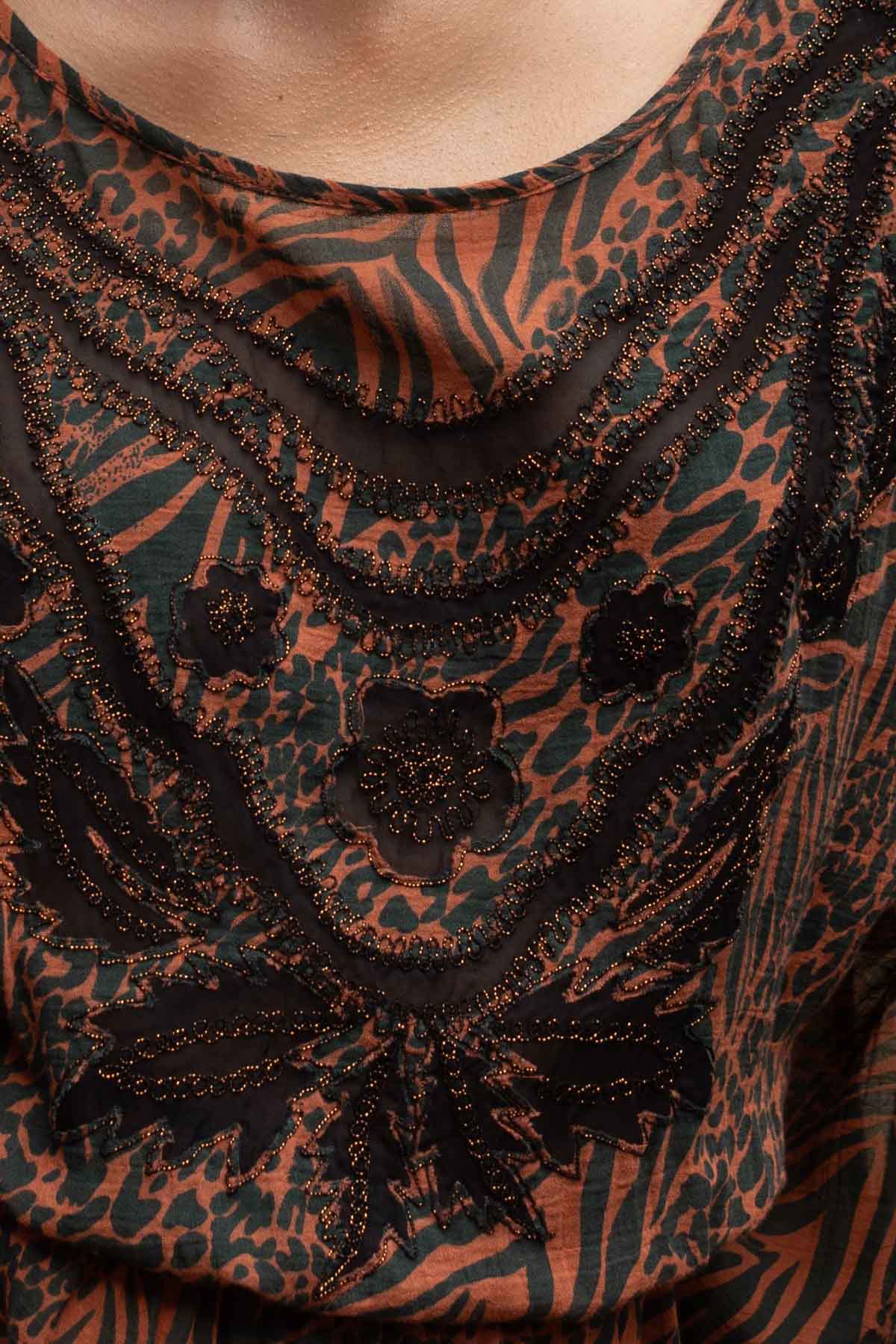 Printed Cotton Romper