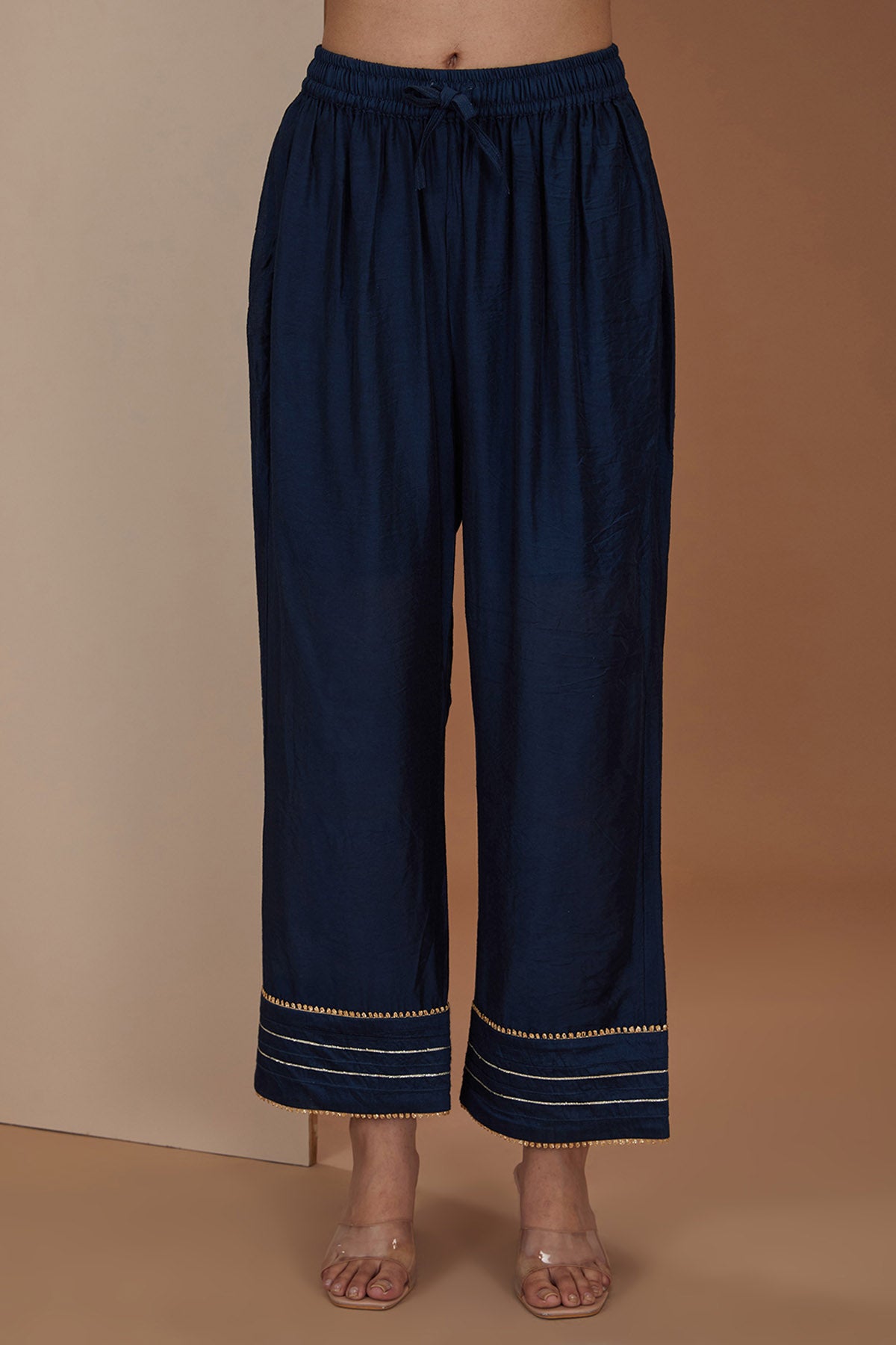 Printed Gota Short Kurta Set