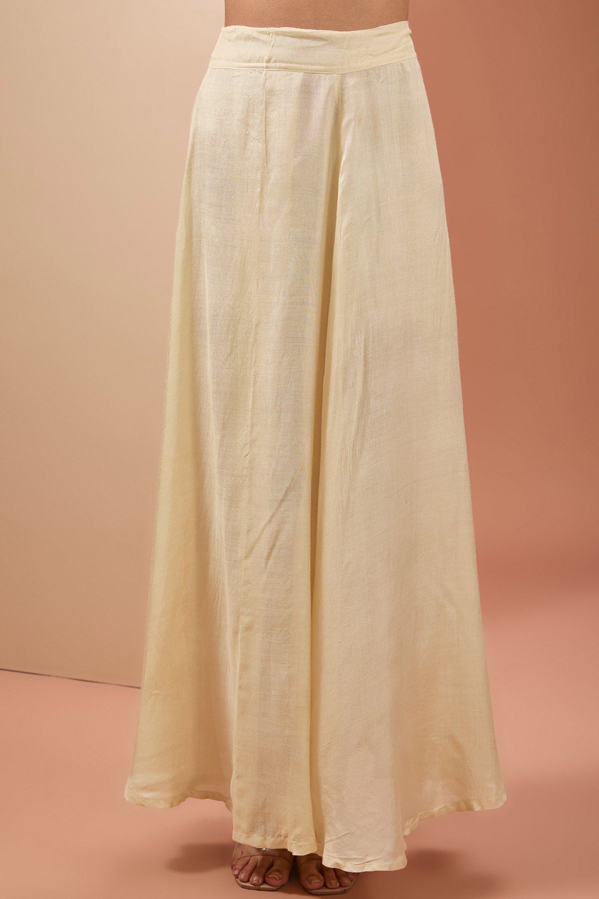 Printed Ivory Saree & Blouse