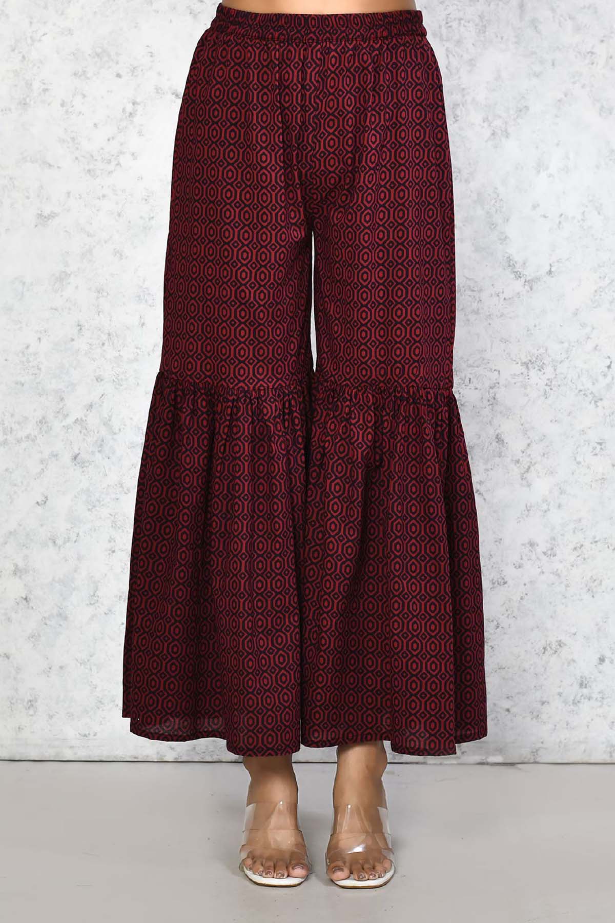 Printed Kurta & Sharara Set