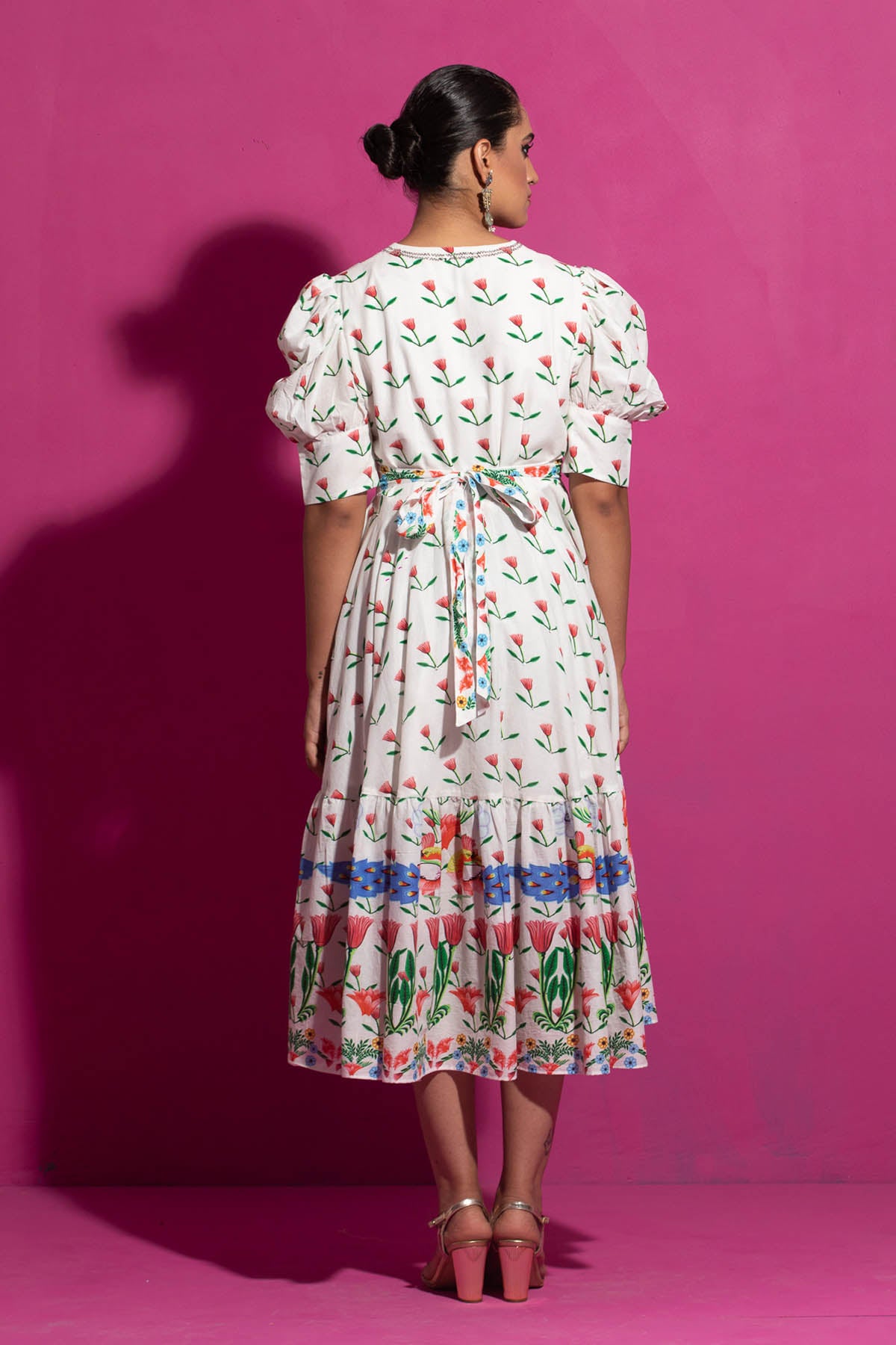 Printed Mulmul Dress