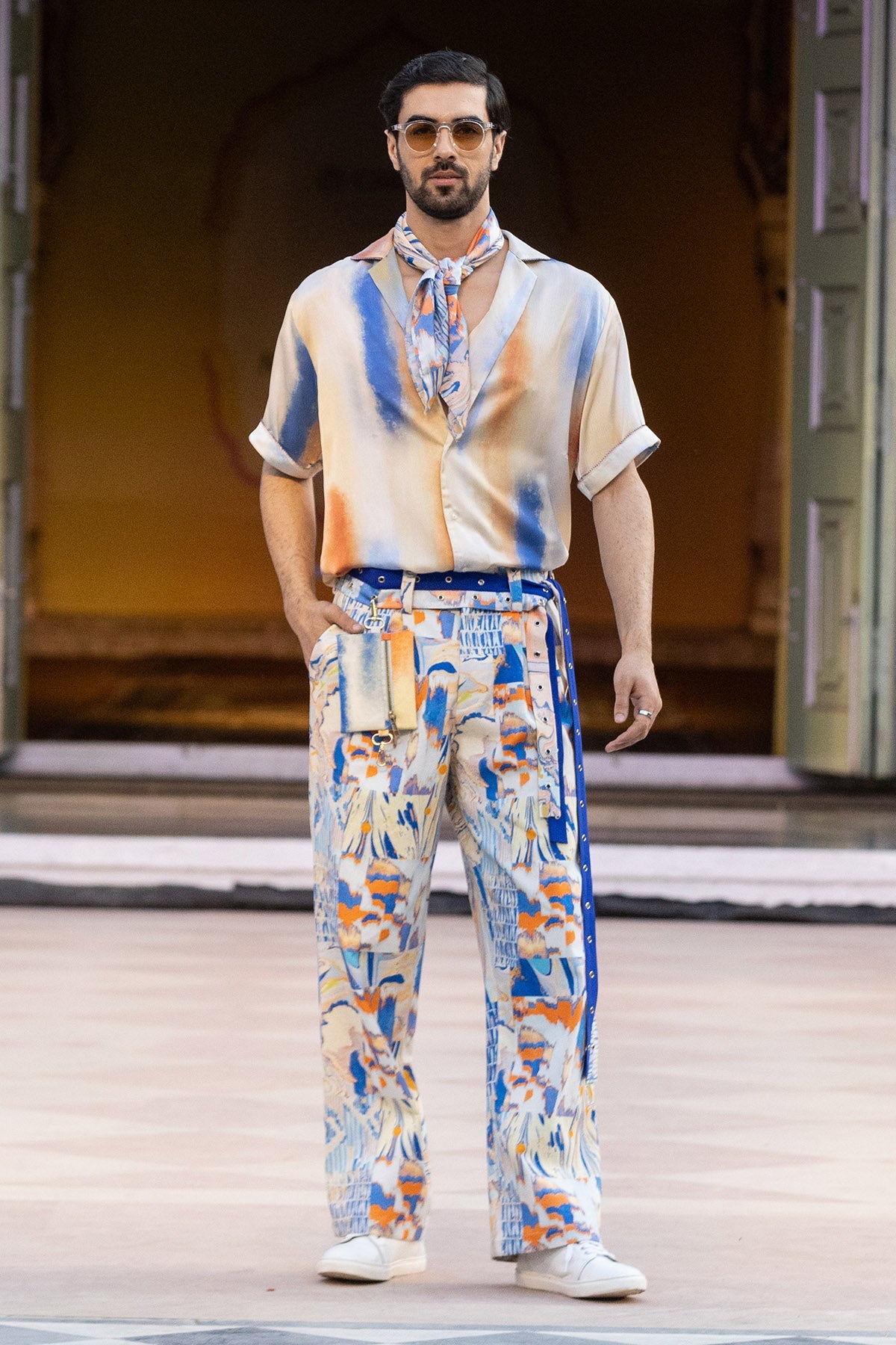 Printed Luxury Chiffon Shirt