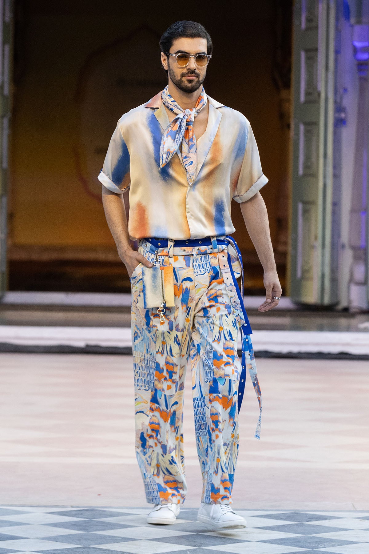 Printed Luxury Chiffon Shirt