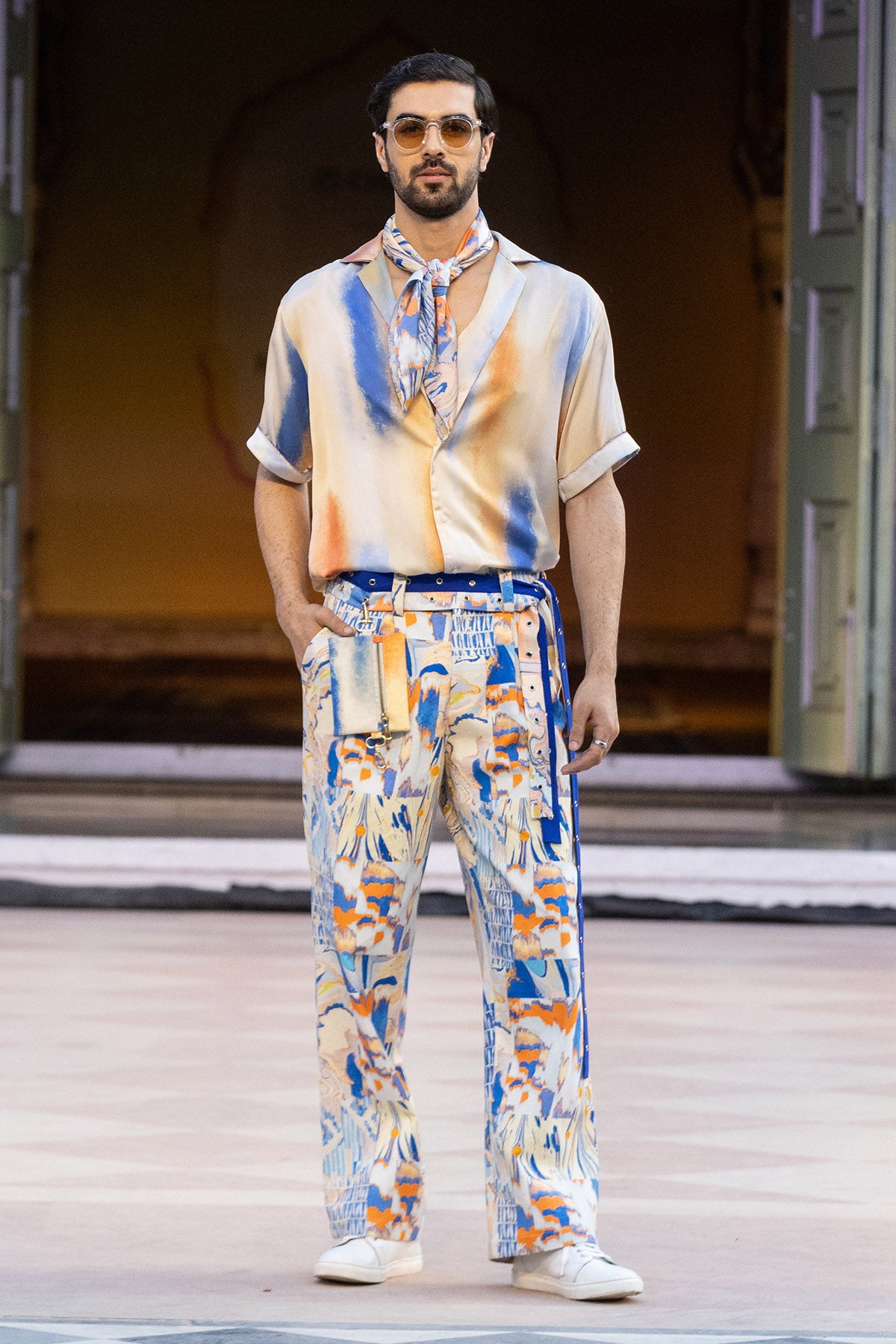 Printed Luxury Chiffon Shirt