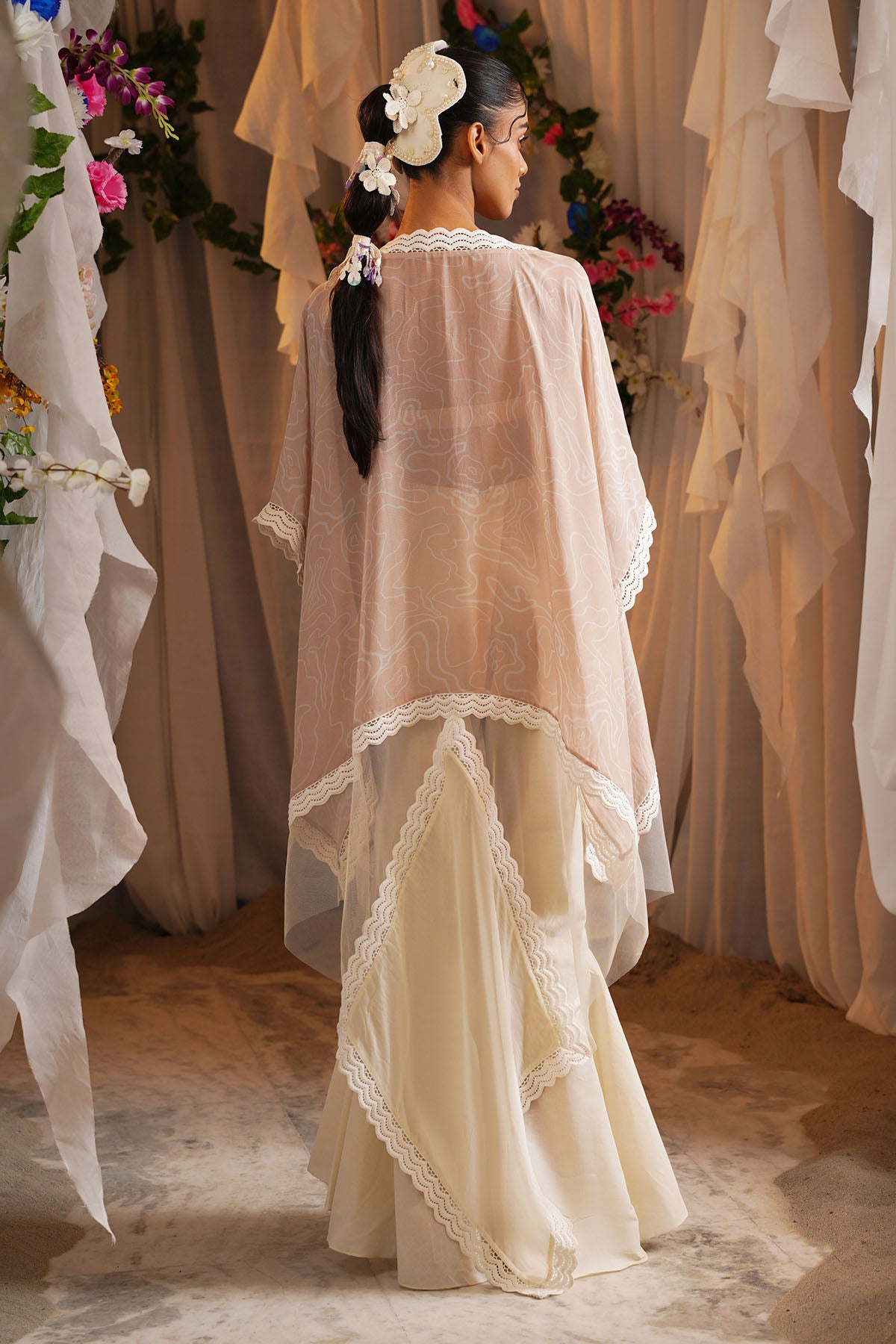 Printed Multicolor Kaftan Set