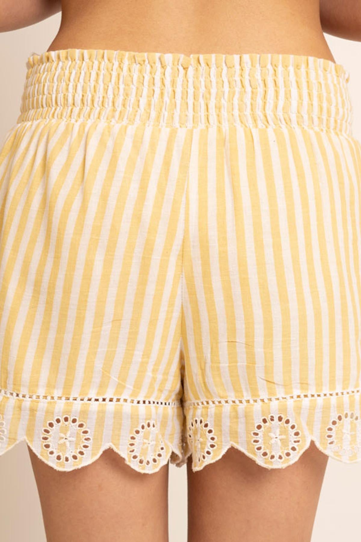 Stripe Printed Shorts