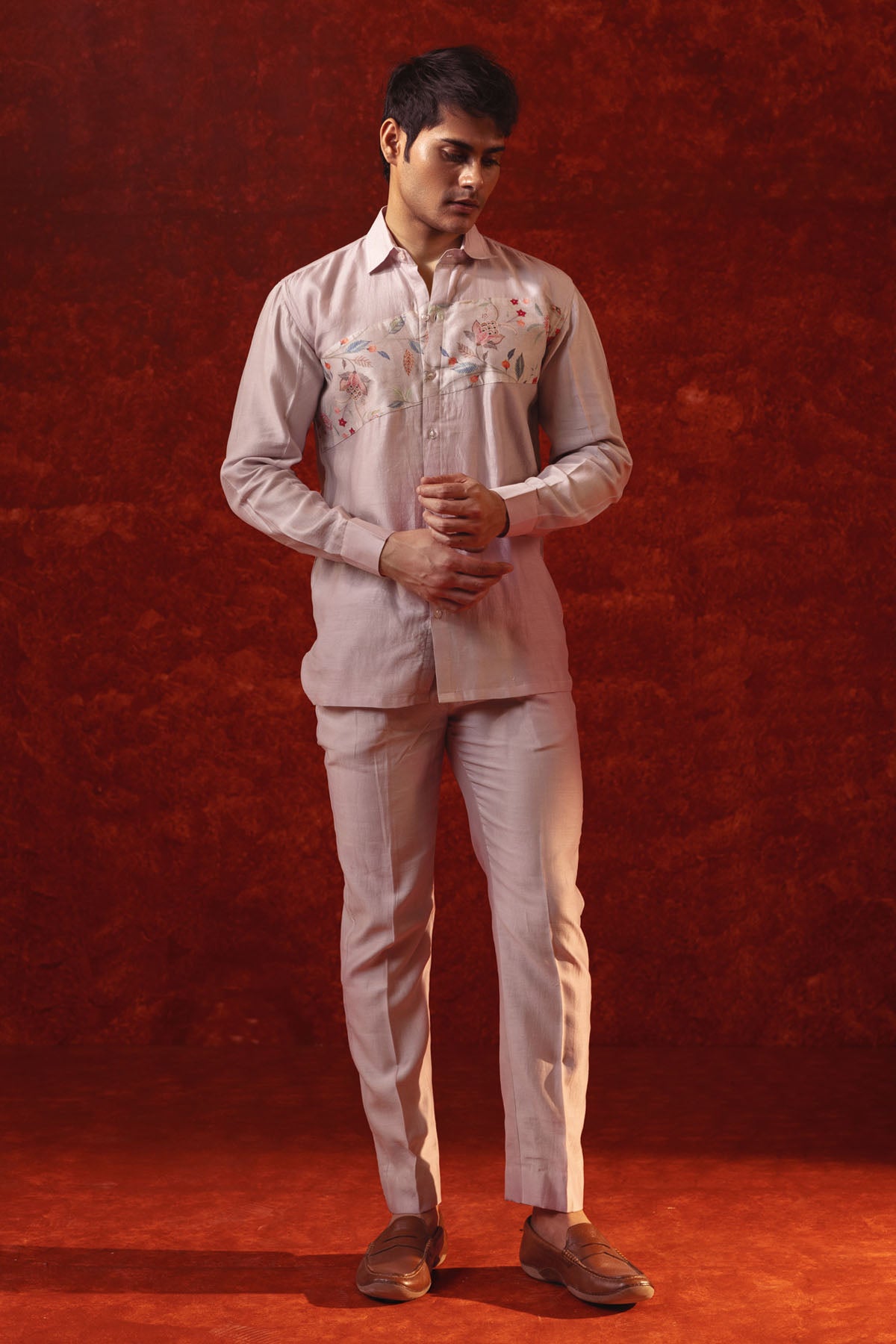 Purple Haze Chanderi Co-ord Set