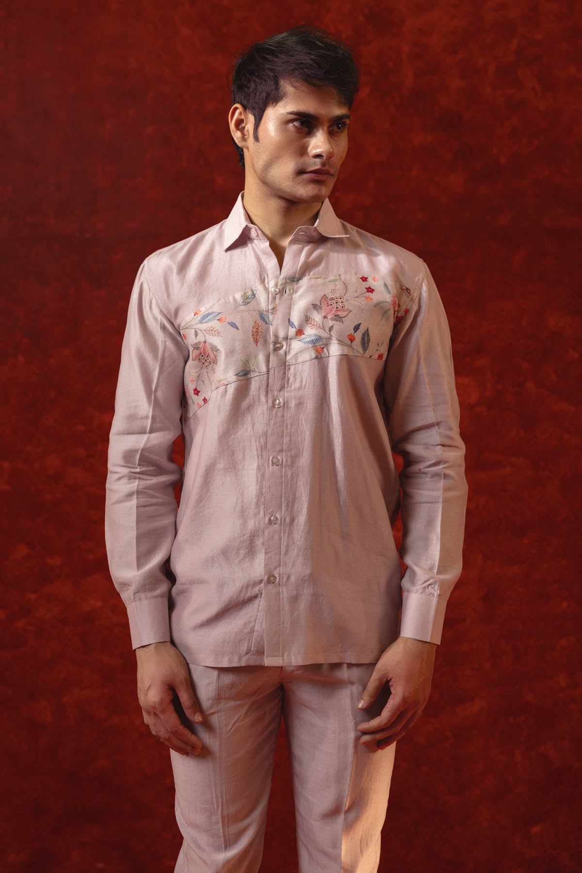 Purple Haze Chanderi Co-ord Set