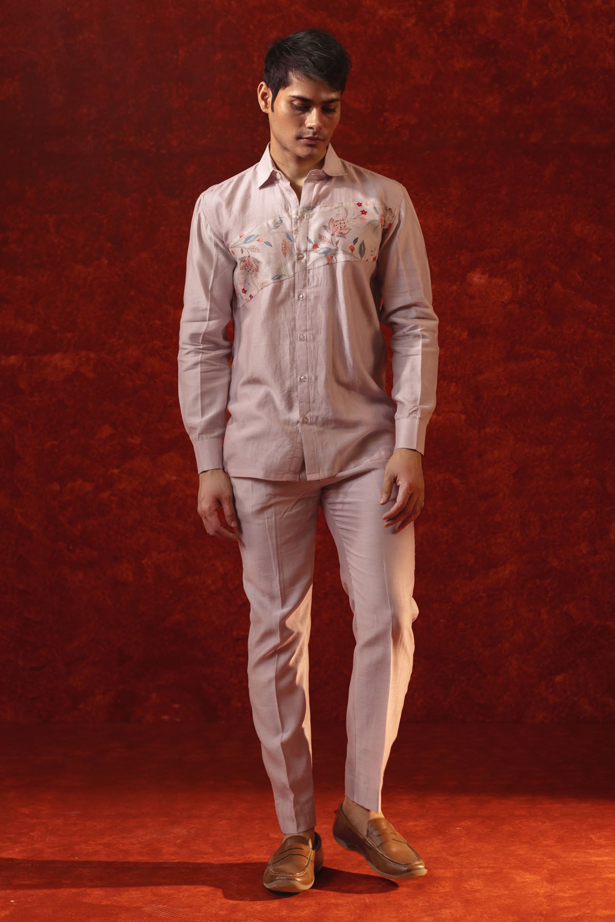 Purple Haze Chanderi Co-ord Set