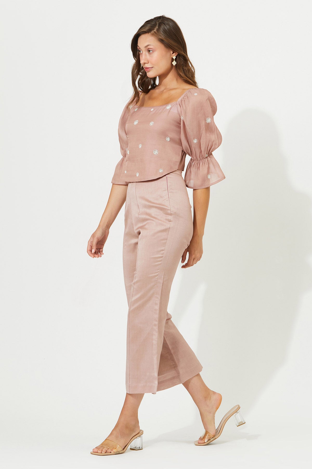 Purple Pink Blossoming Top