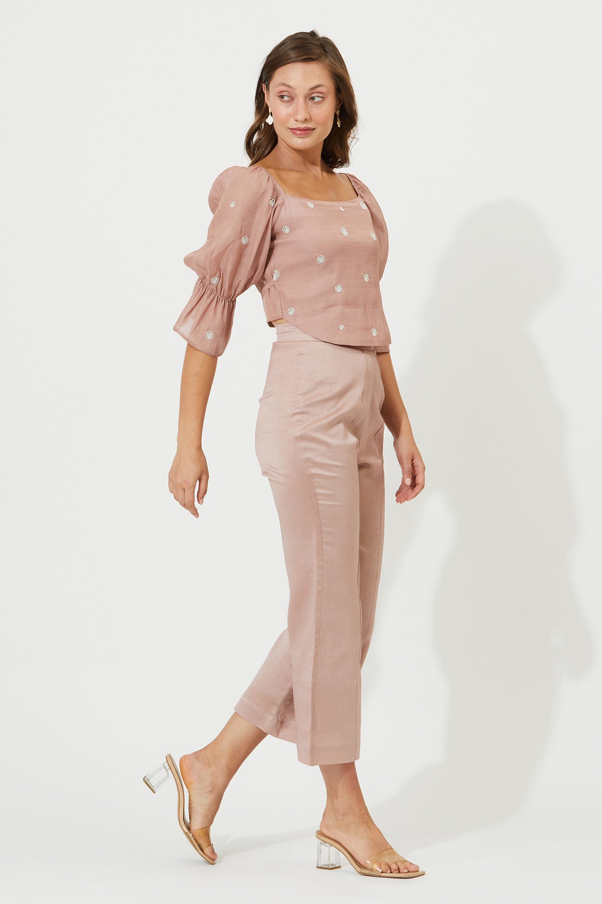 Purple Pink Blossoming Top