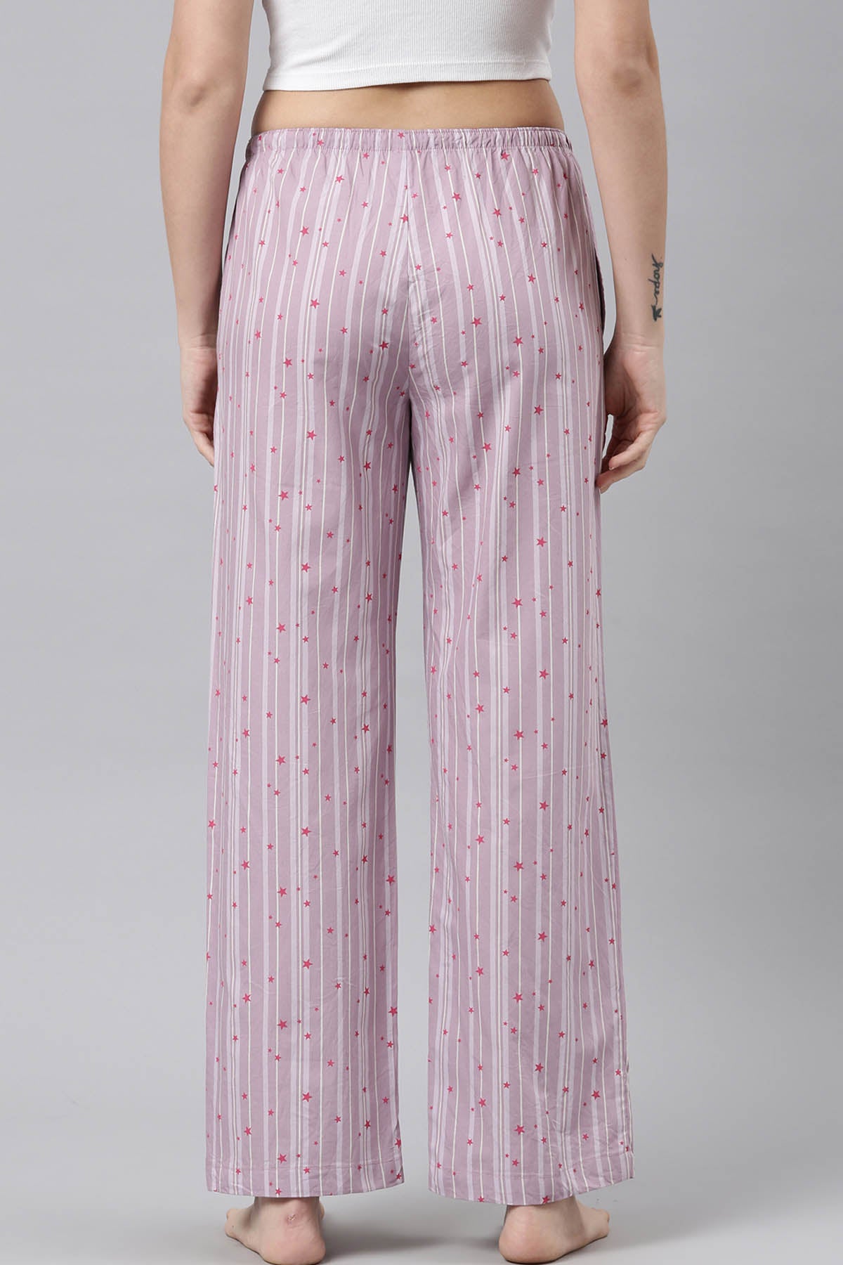 Purple Star Print Pyjama