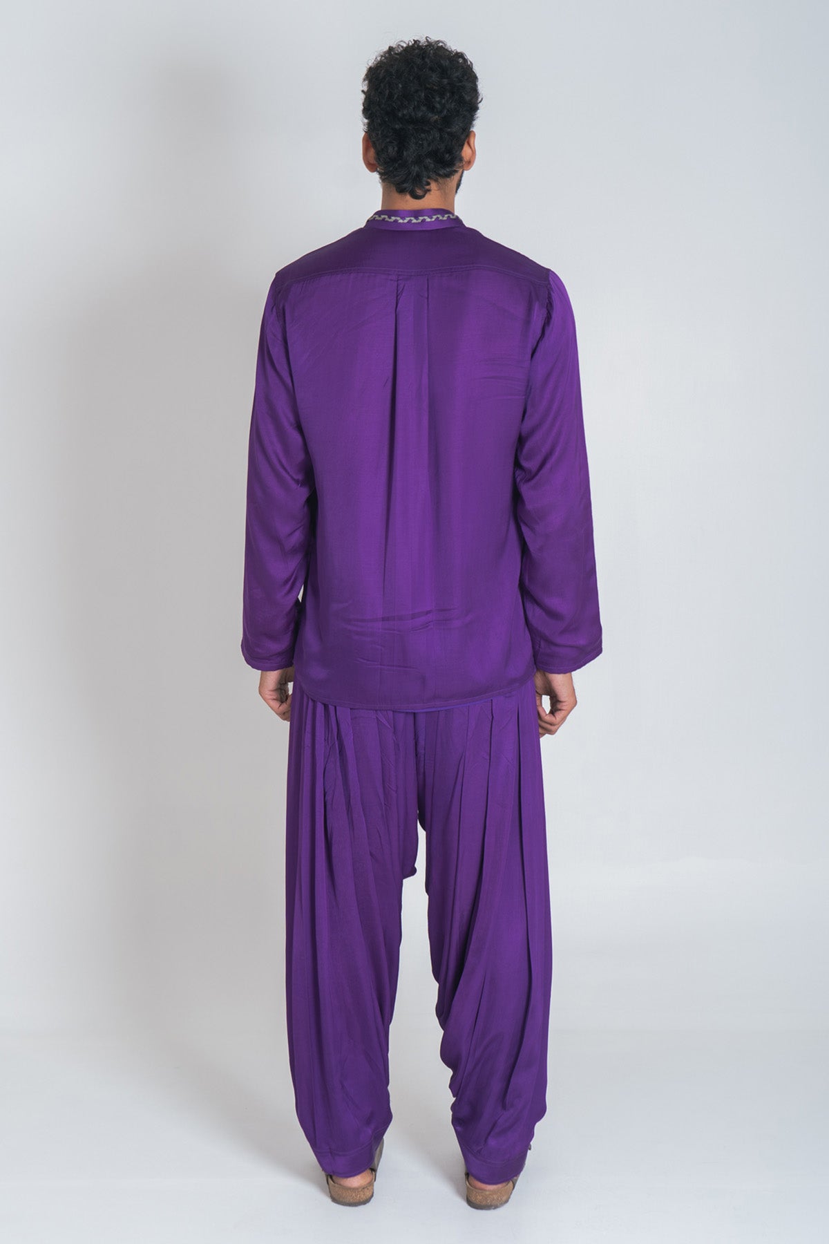 Purple & Green Braid Co-ord Set