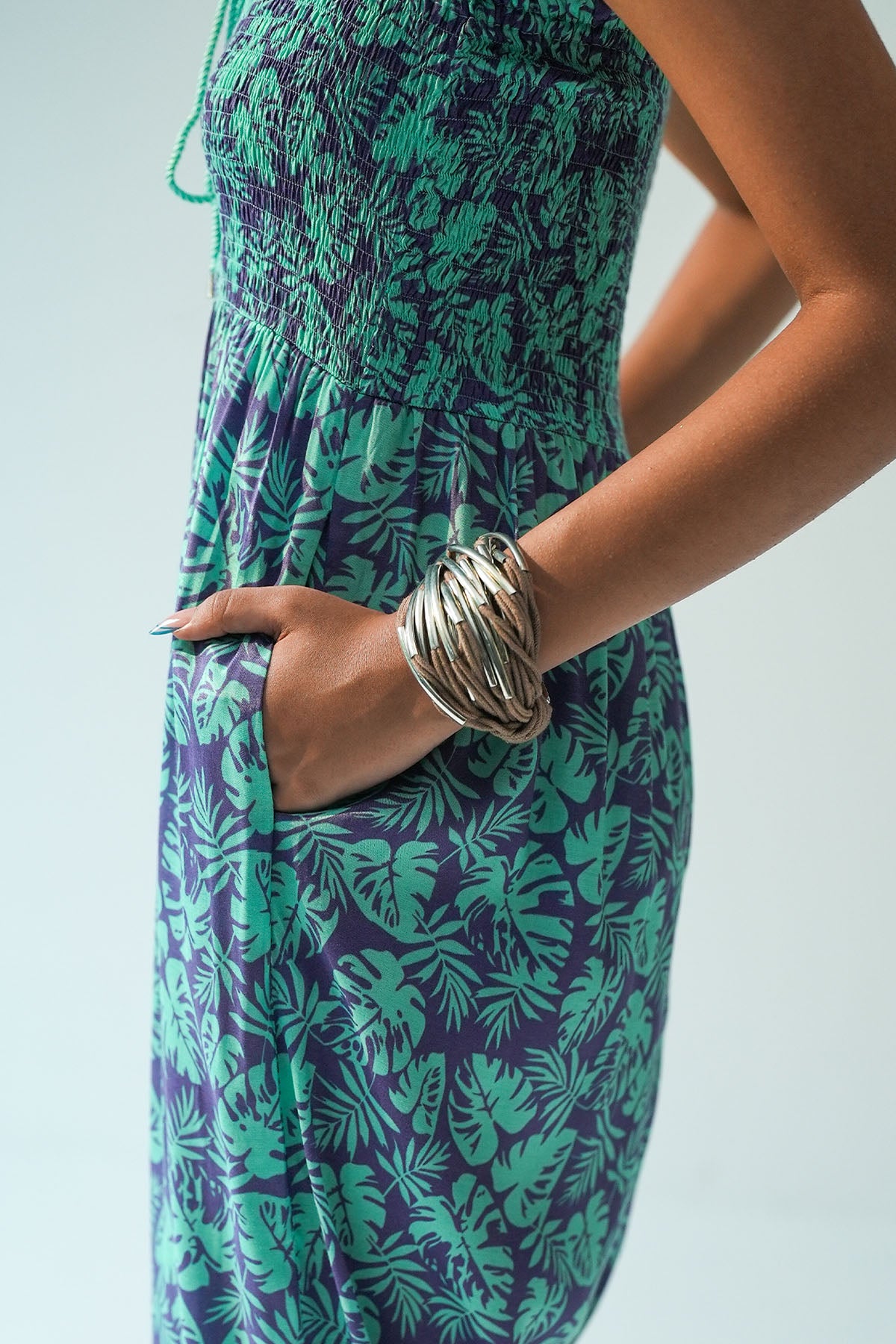 Purple Off-Shoulder Jumpsuit