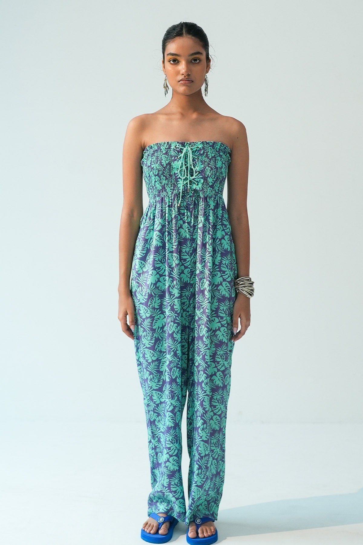 Buy Purple Off-Shoulder Jumpsuit by Beachbum for women online at ScrollnShops