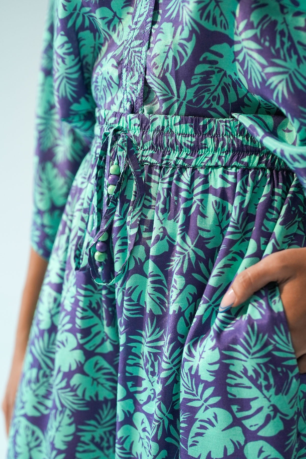 Purple Oversized Shirt & Pants