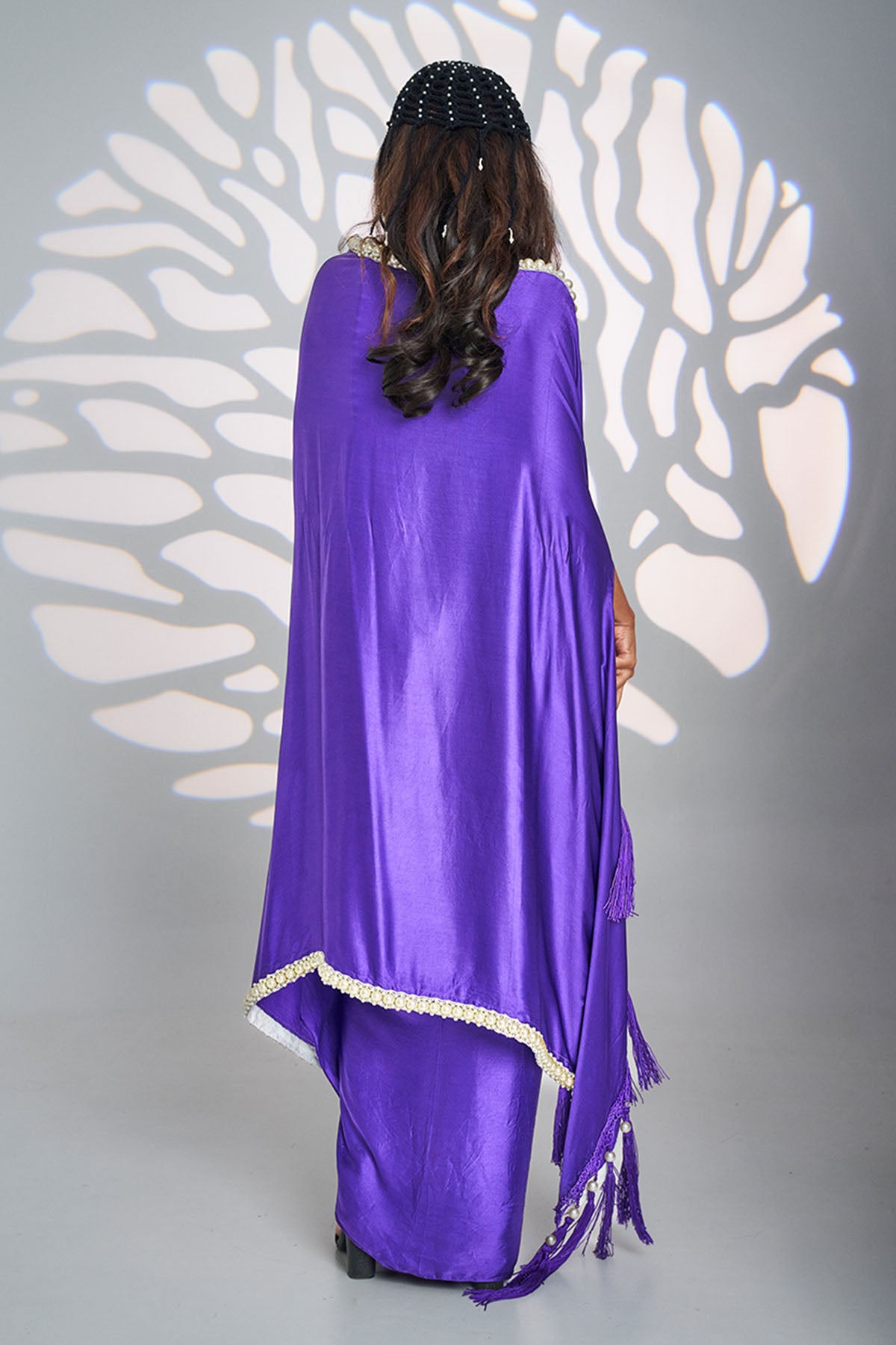 Purple Pearl Indo-Western Set
