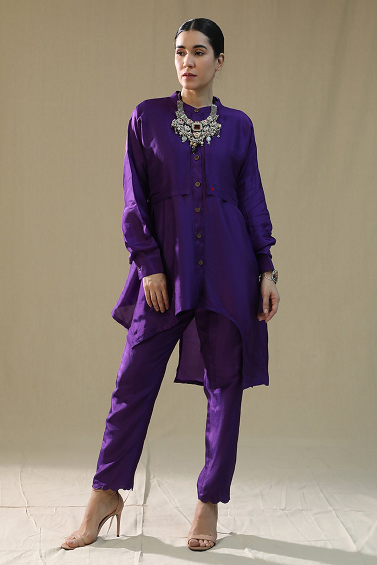 Purple Thread Work Co-ord Set