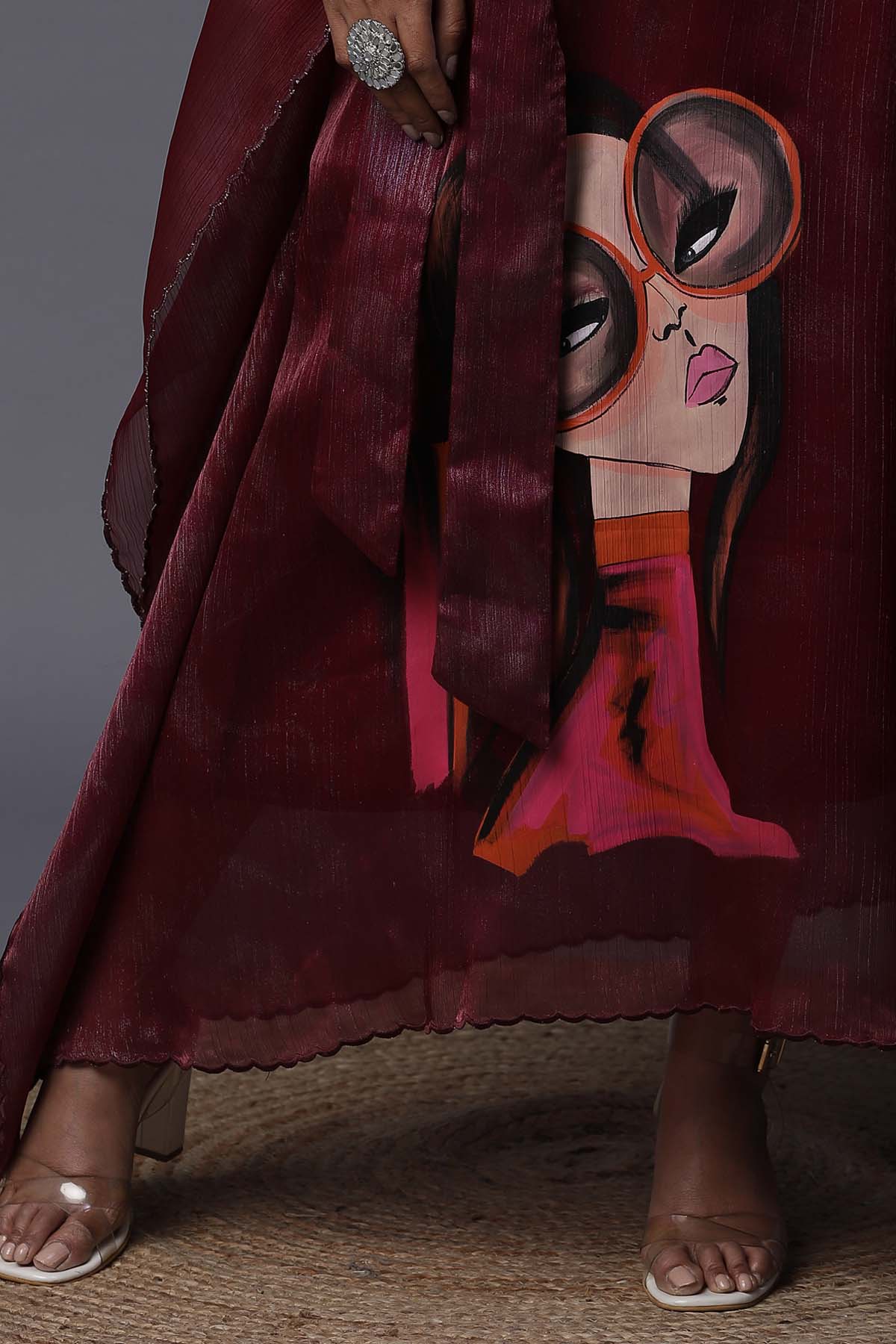 Quirky Girl Design Kaftan