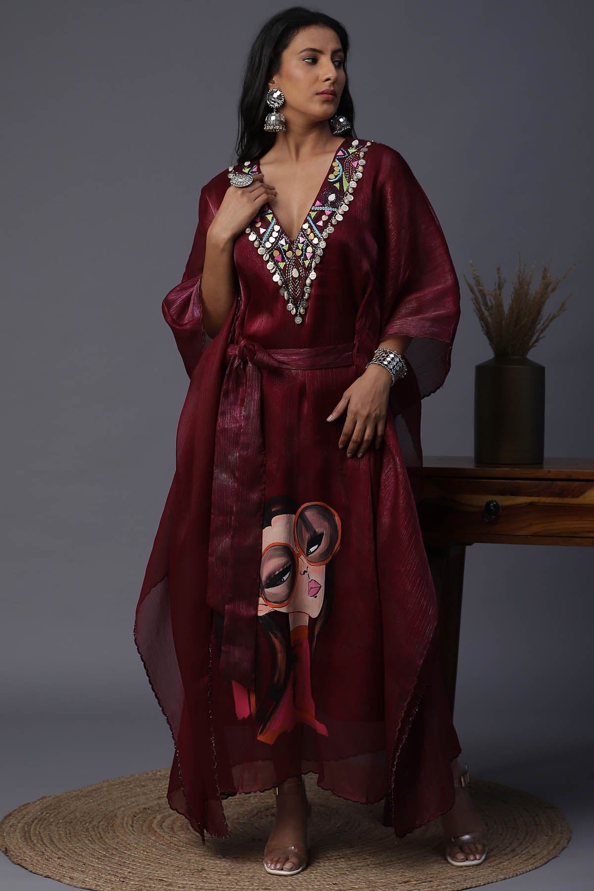 Buy Arpita SulakshanaQuirky Girl Design Kaftan