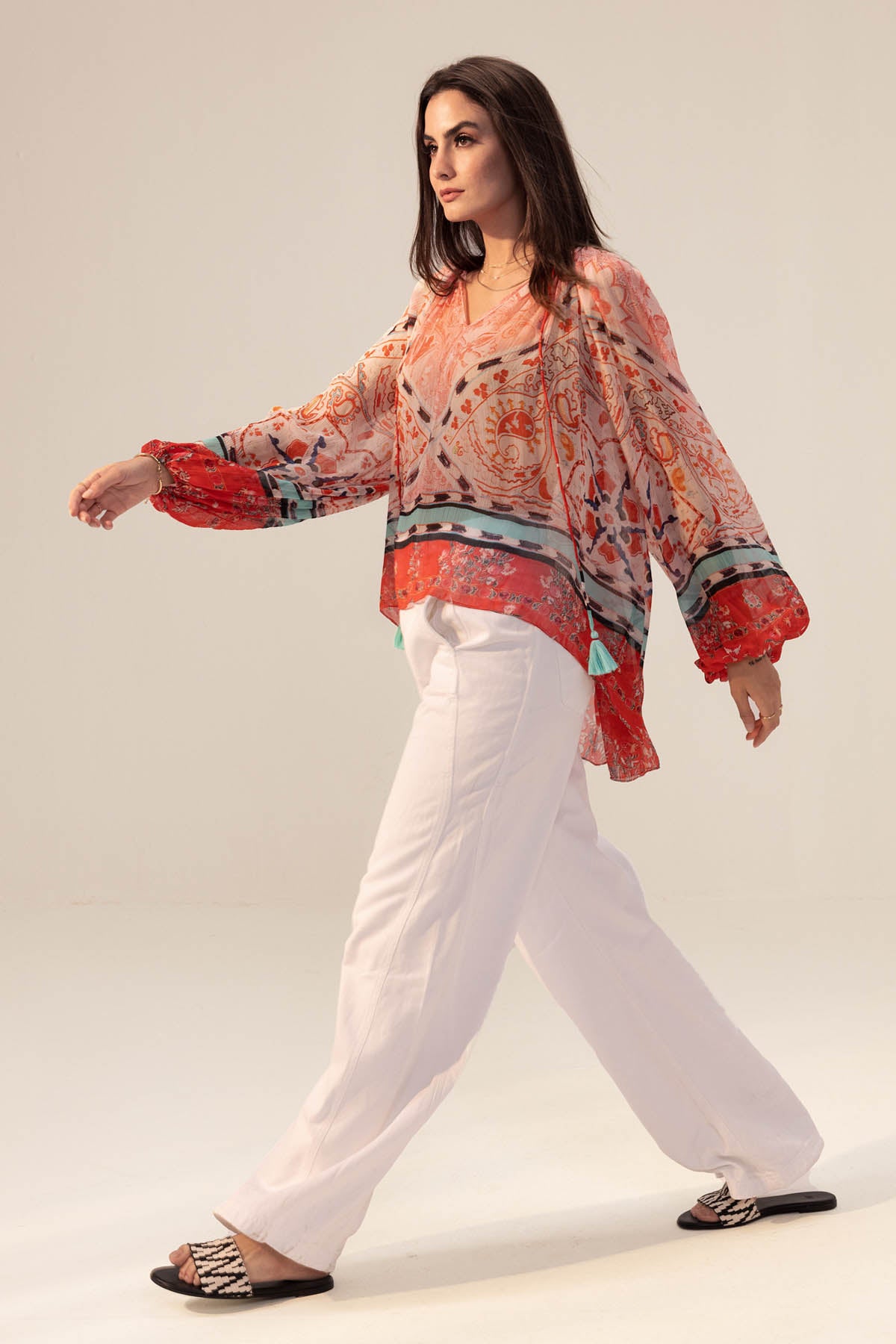 Raglan Sleeve Boho Top