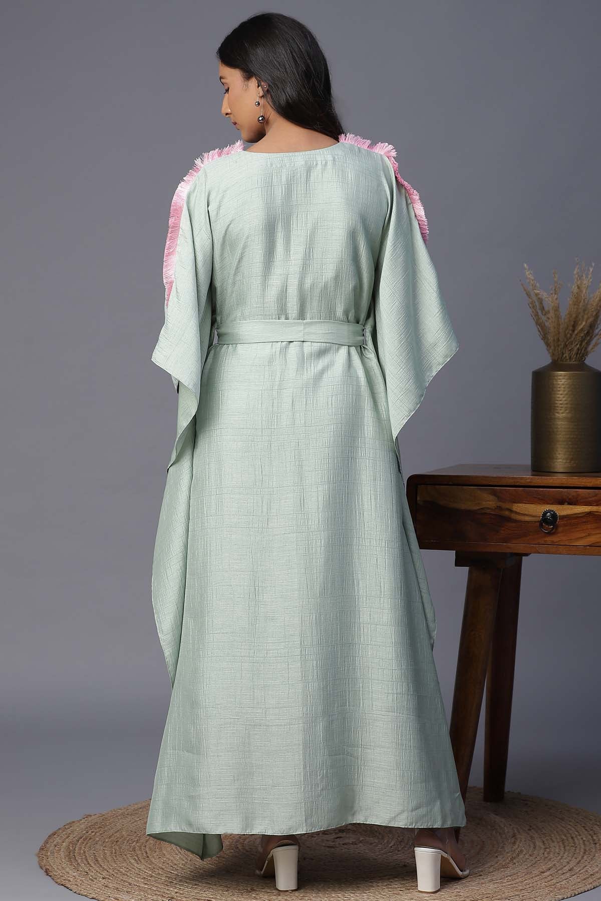 Rain Deer Hand Painted Kaftan