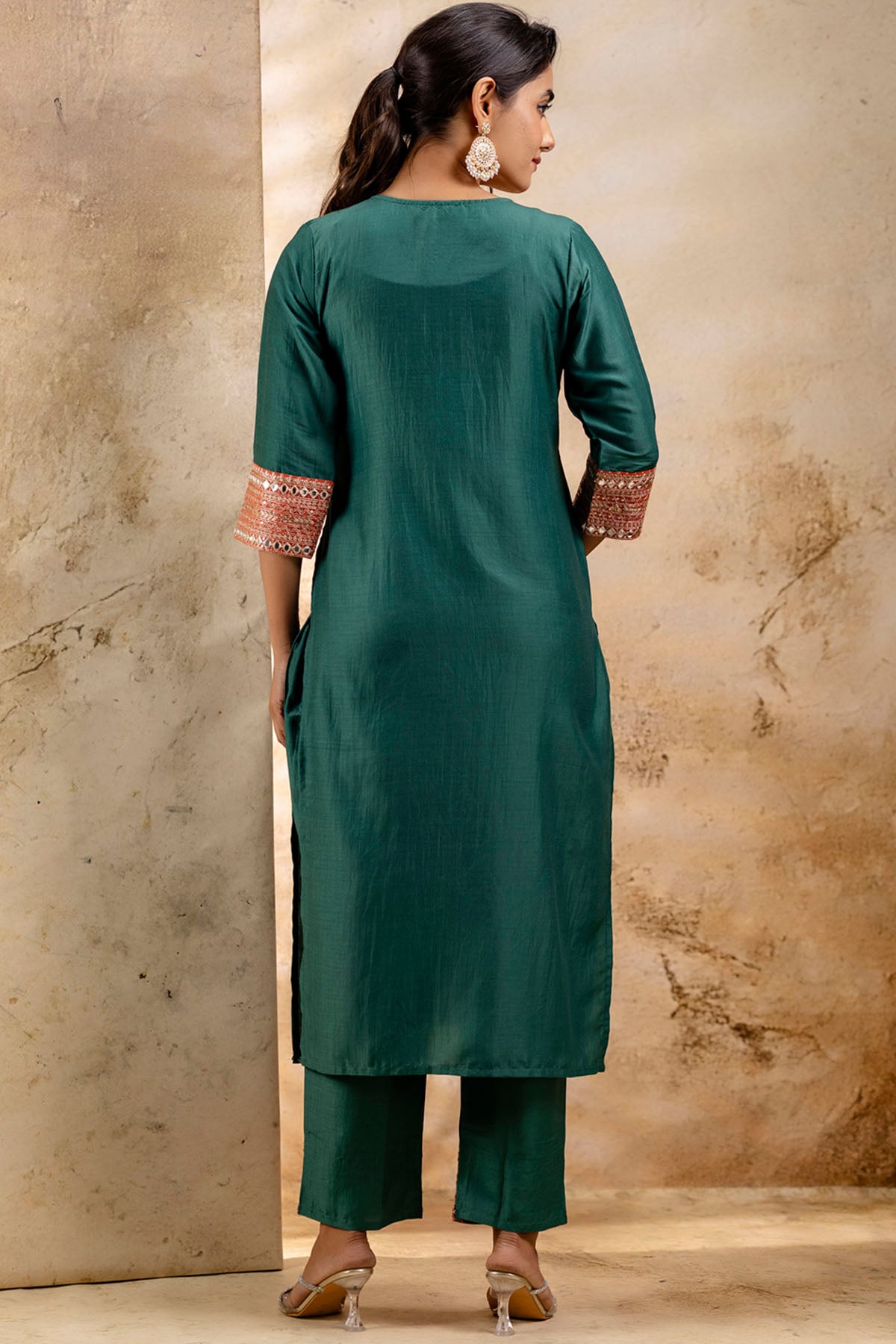 Rama Rayon Embroidery Kurta Set